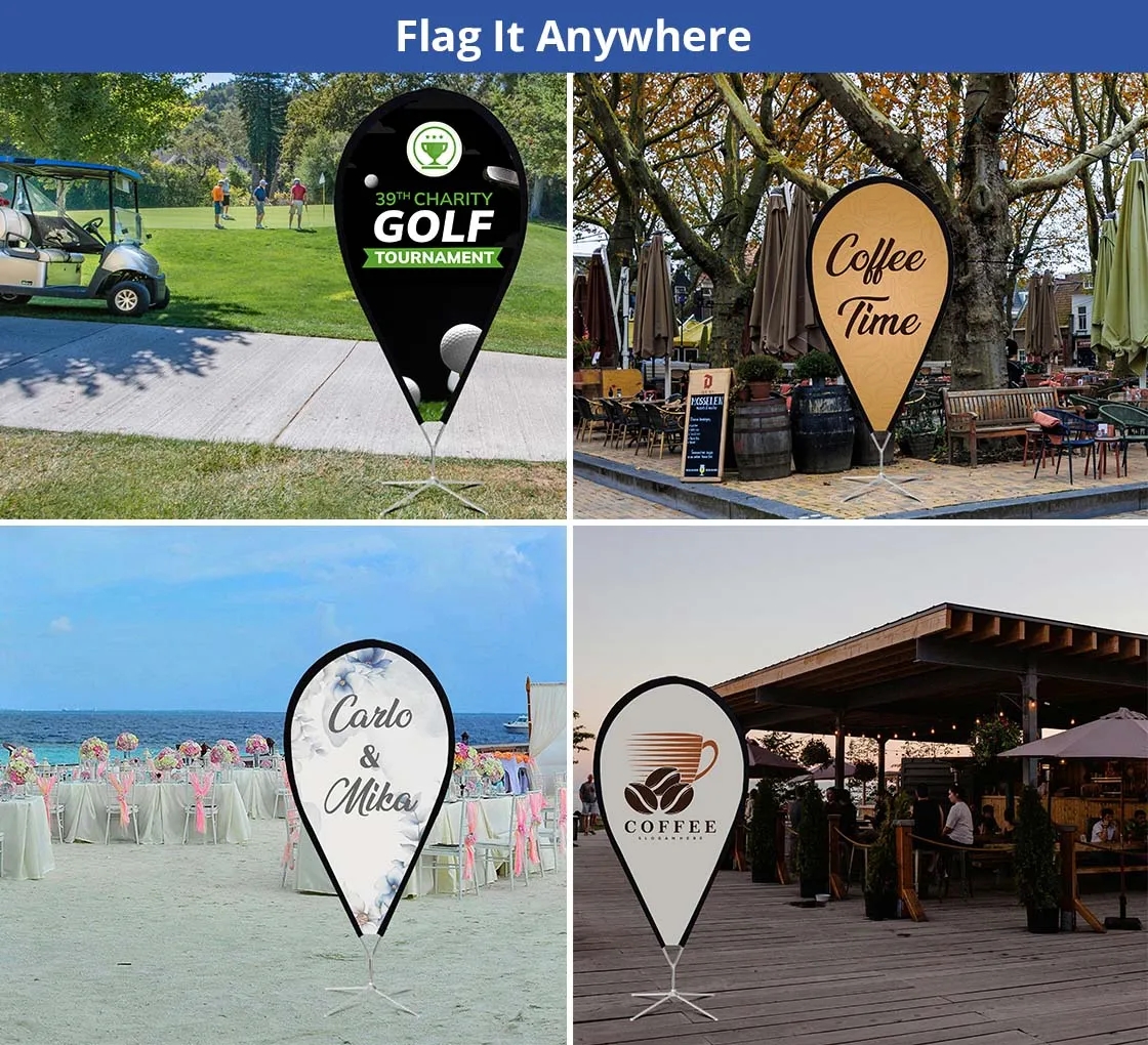 Pinpoint Flags, Double Sided package (43" x 86") 3