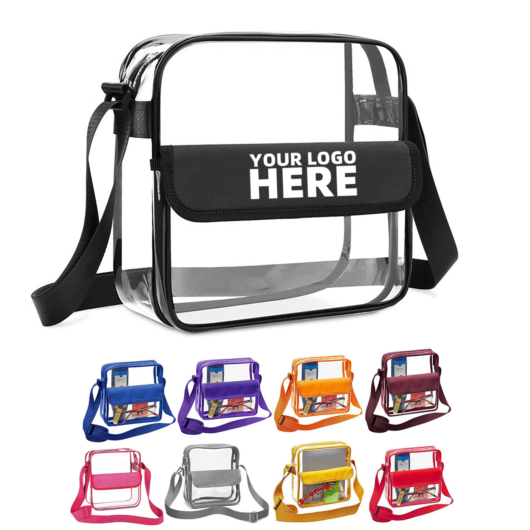 Clear Crossbody Bag 1