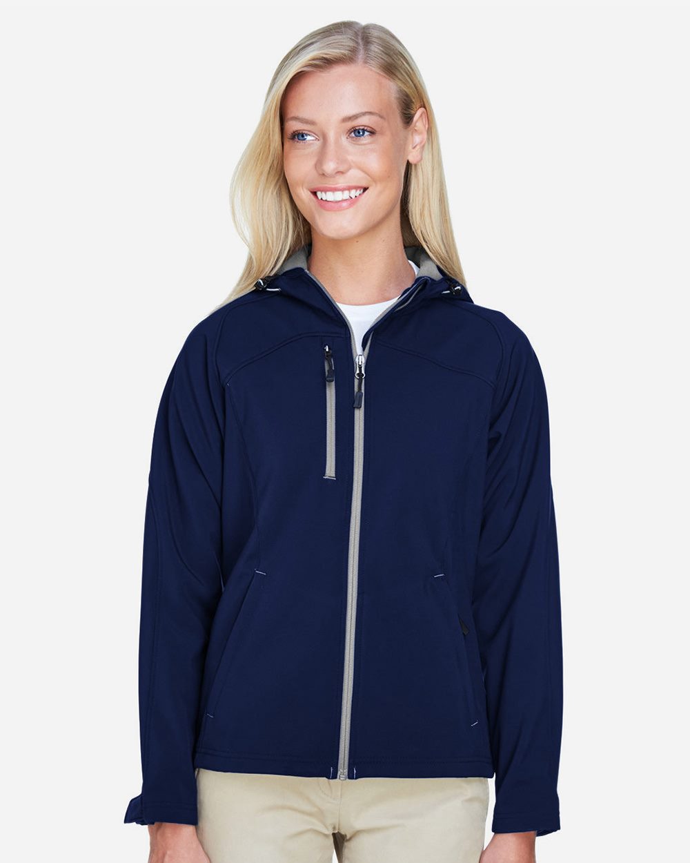Women's Prospect Two-Layer Fleece Bonded Soft Shell Hooded Jacket - 78166 5