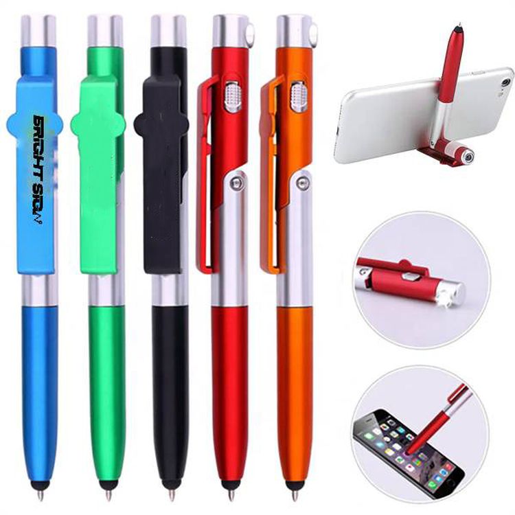 LED Phone Holder Touch Screen Capacitive Ballpoint Pens 1