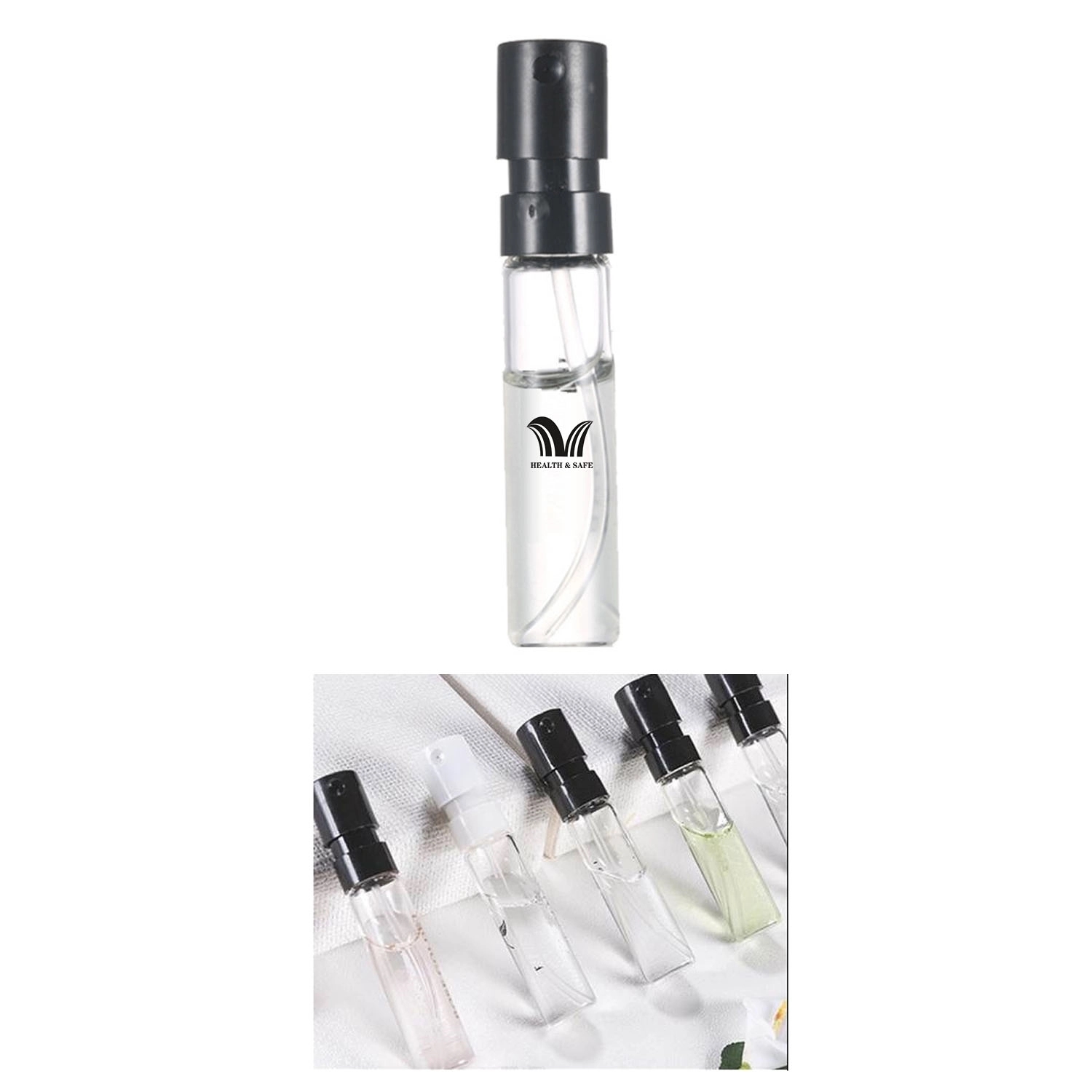 Mini Clear Glass Perfume Bottle 2