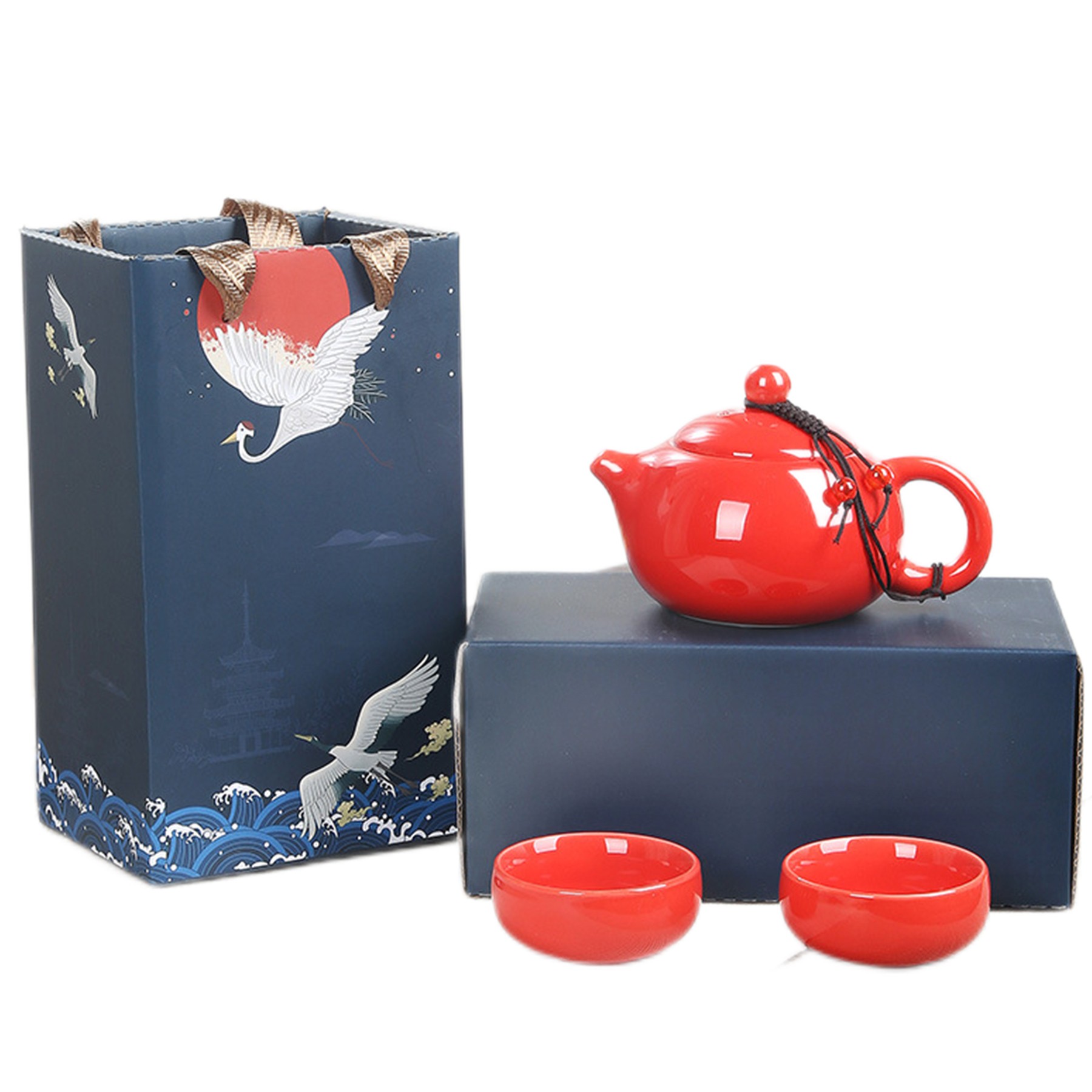 Guochao Style Creative Cup Tea Set 4