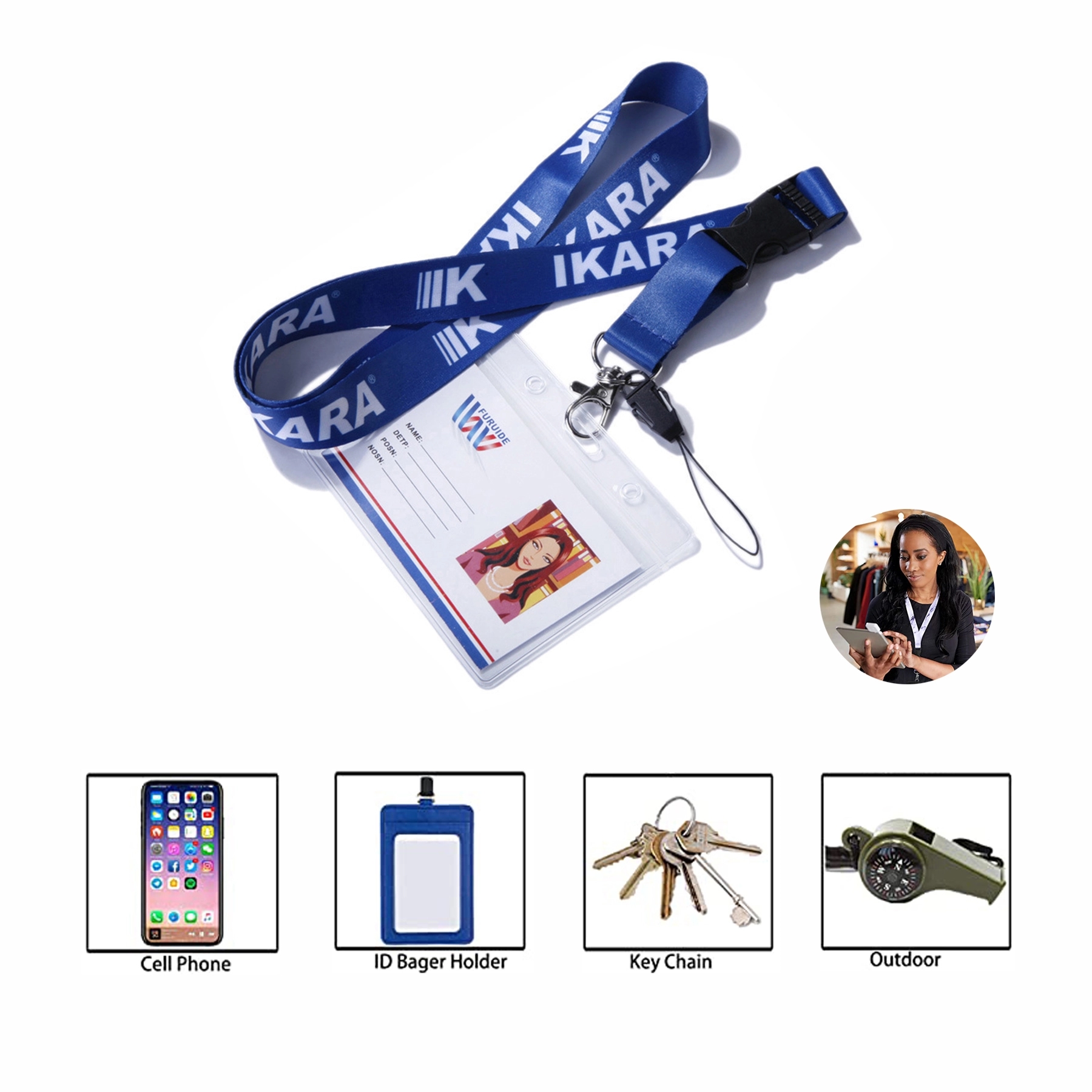 Thermal Transfer Certificate Lanyard Tag 2