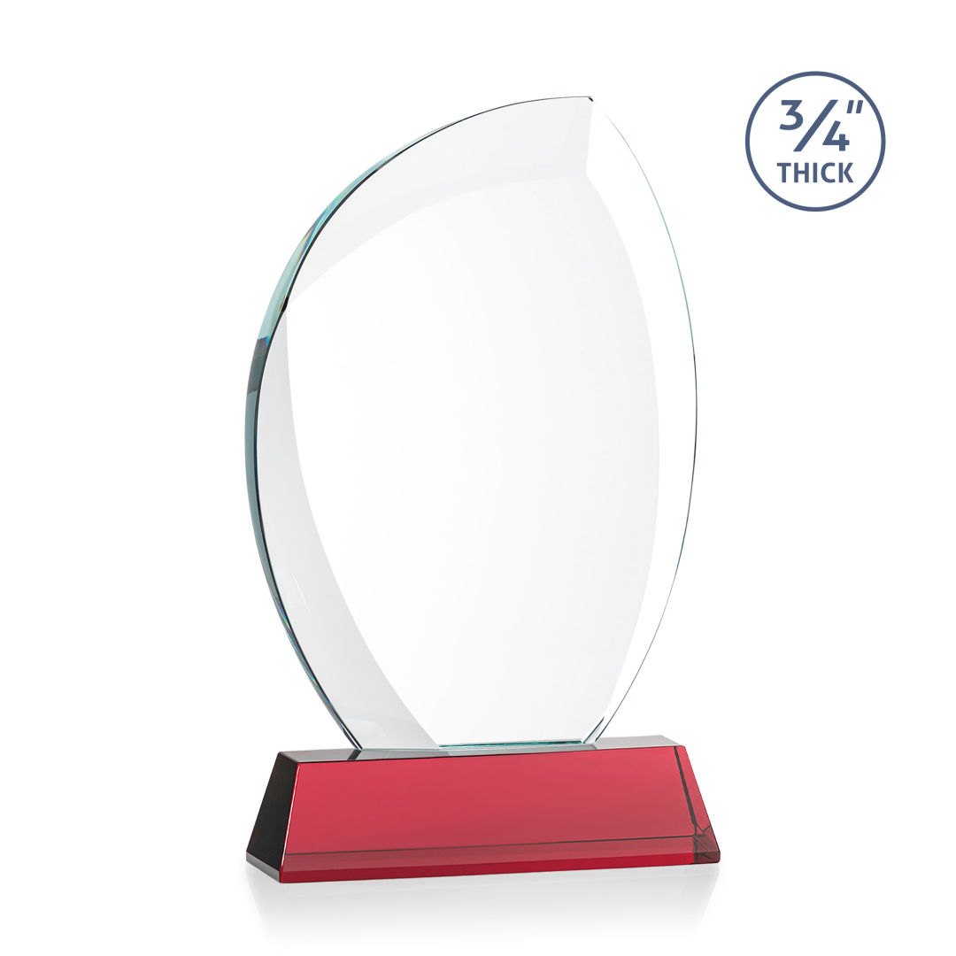 Wichita VividPrint™ Award on Newhaven Base - Red 6