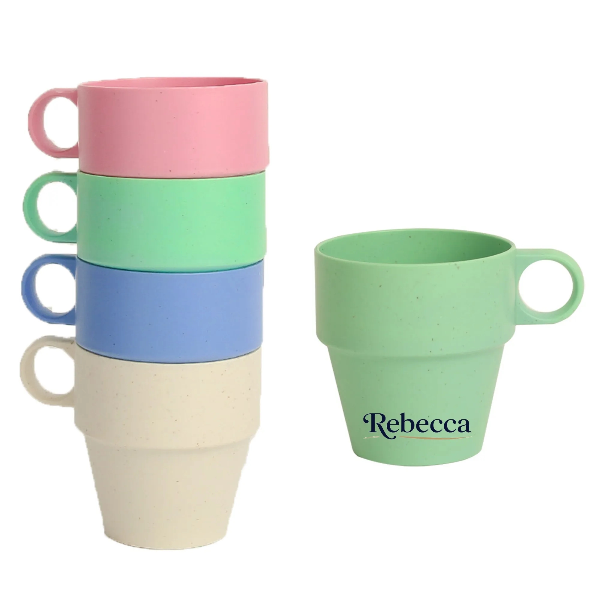 Customized wheat straw toothbrush cup