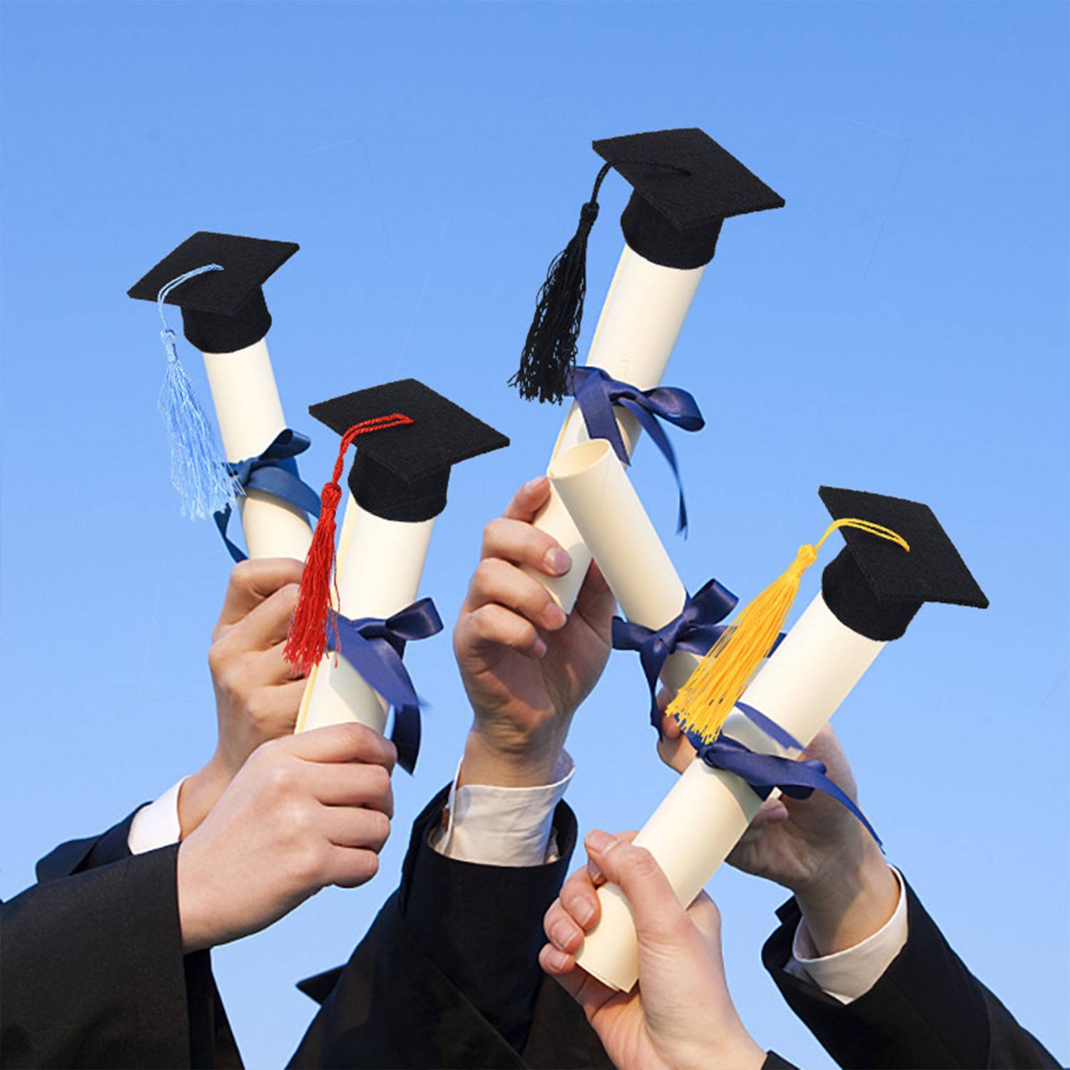 Mini Graduation Hat Wine Bottle Caps 5