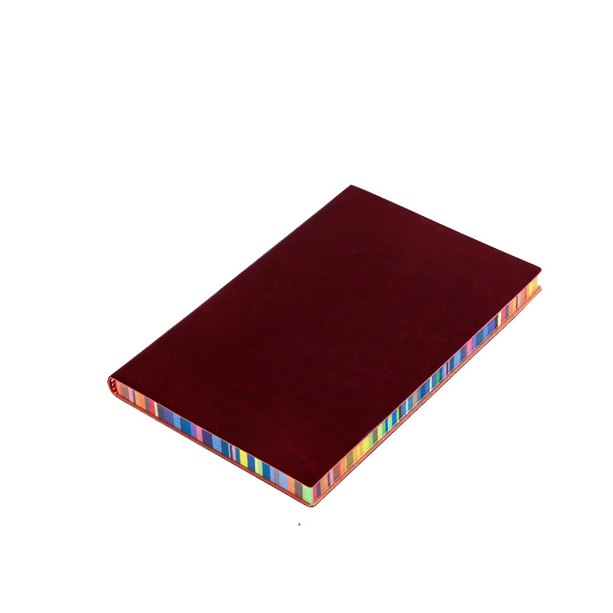 A5 Soft Cover Rainbow Edge Cute Notebook Simple Thick 3