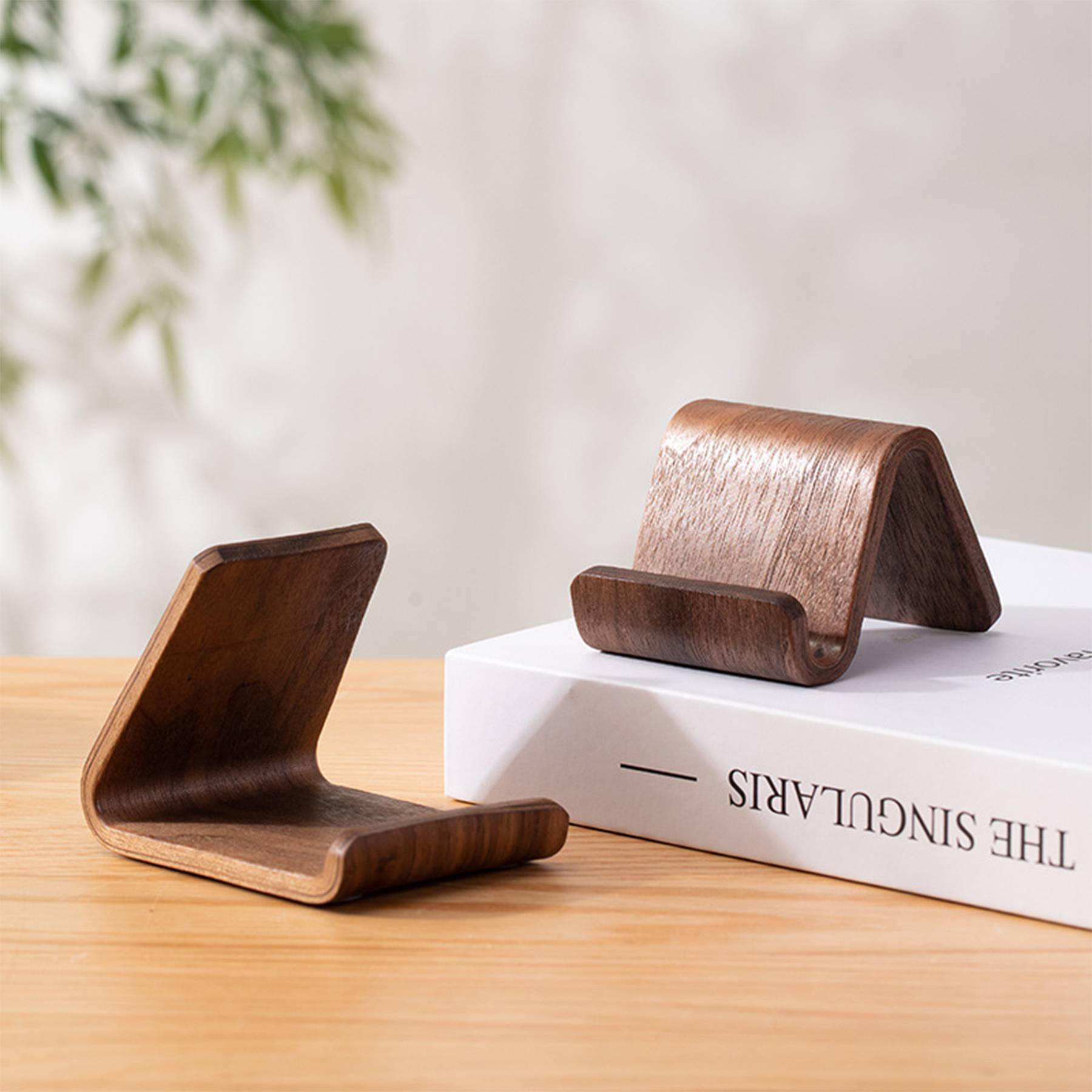 Walnut Phone Stand 6