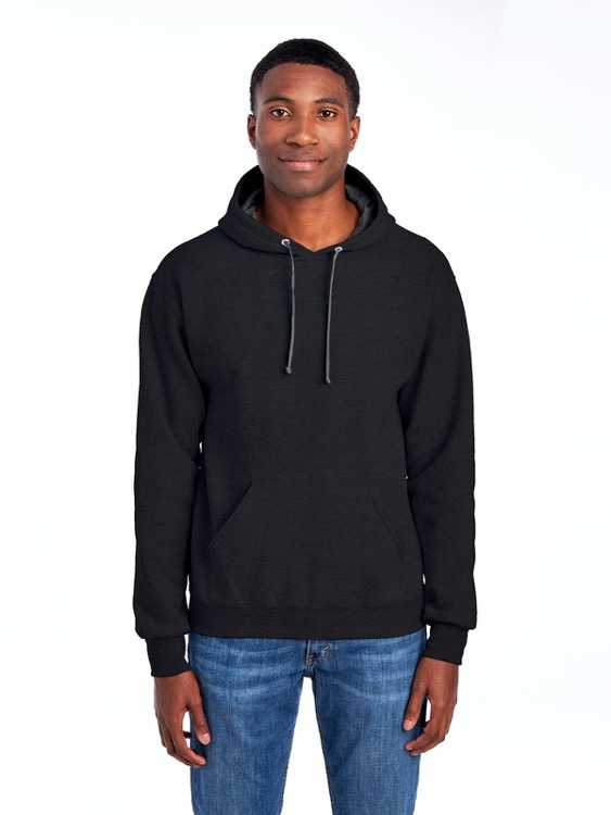 FRUIT OF THE LOOM Sofspun™ Unisex Hooded Sweatshirt, custom hoodie or sweatshirt with logo imprint 1