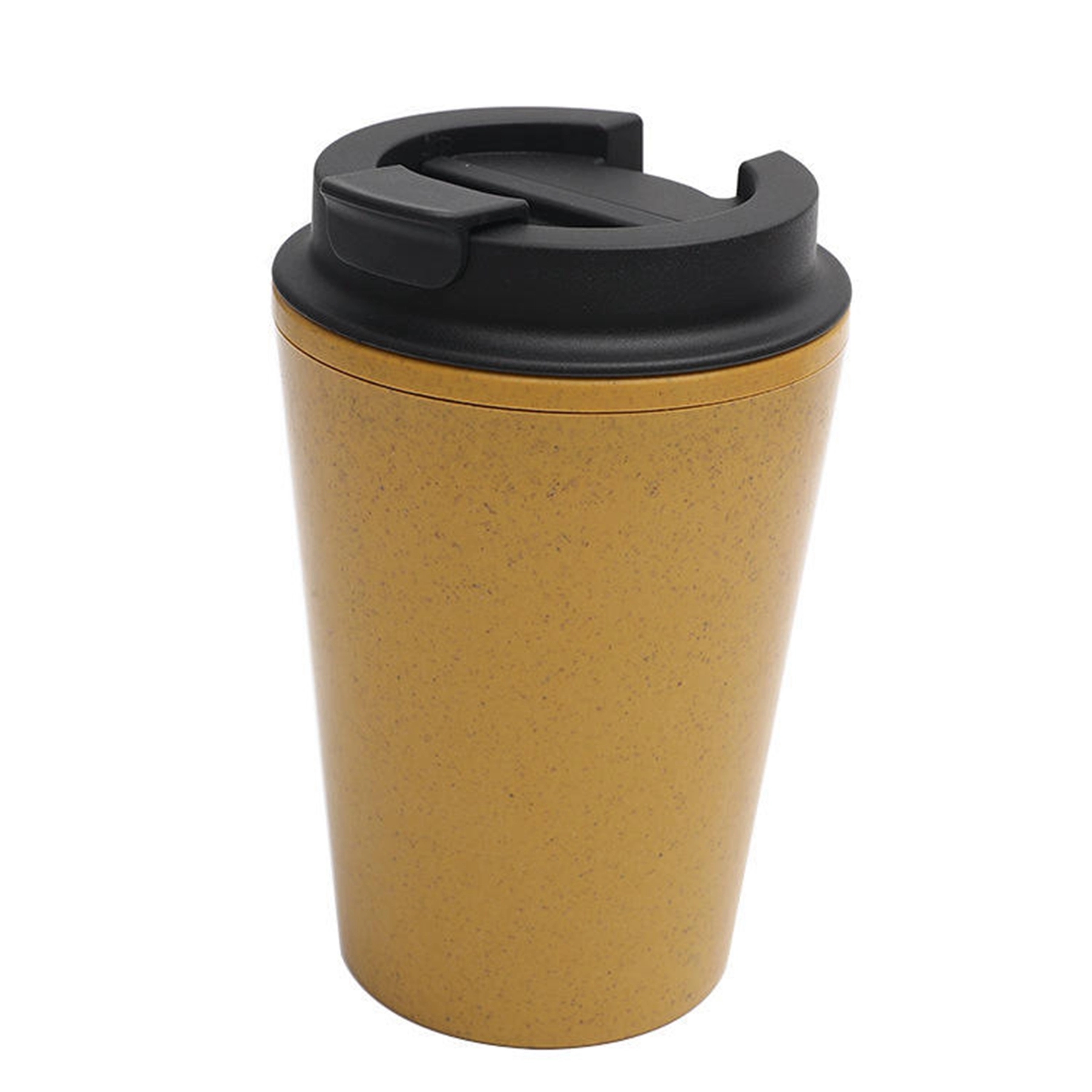 12 Oz. Double Wall Wheat Straw Coffee Cup with Lid 6