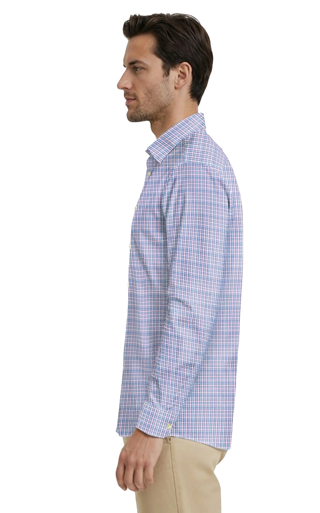 Mens L/S Tricolor Plaid 7