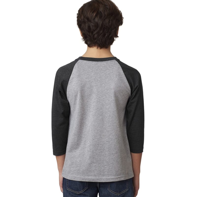 Next Level Apparel Youth CVC 3/4-Sleeve Raglan 26
