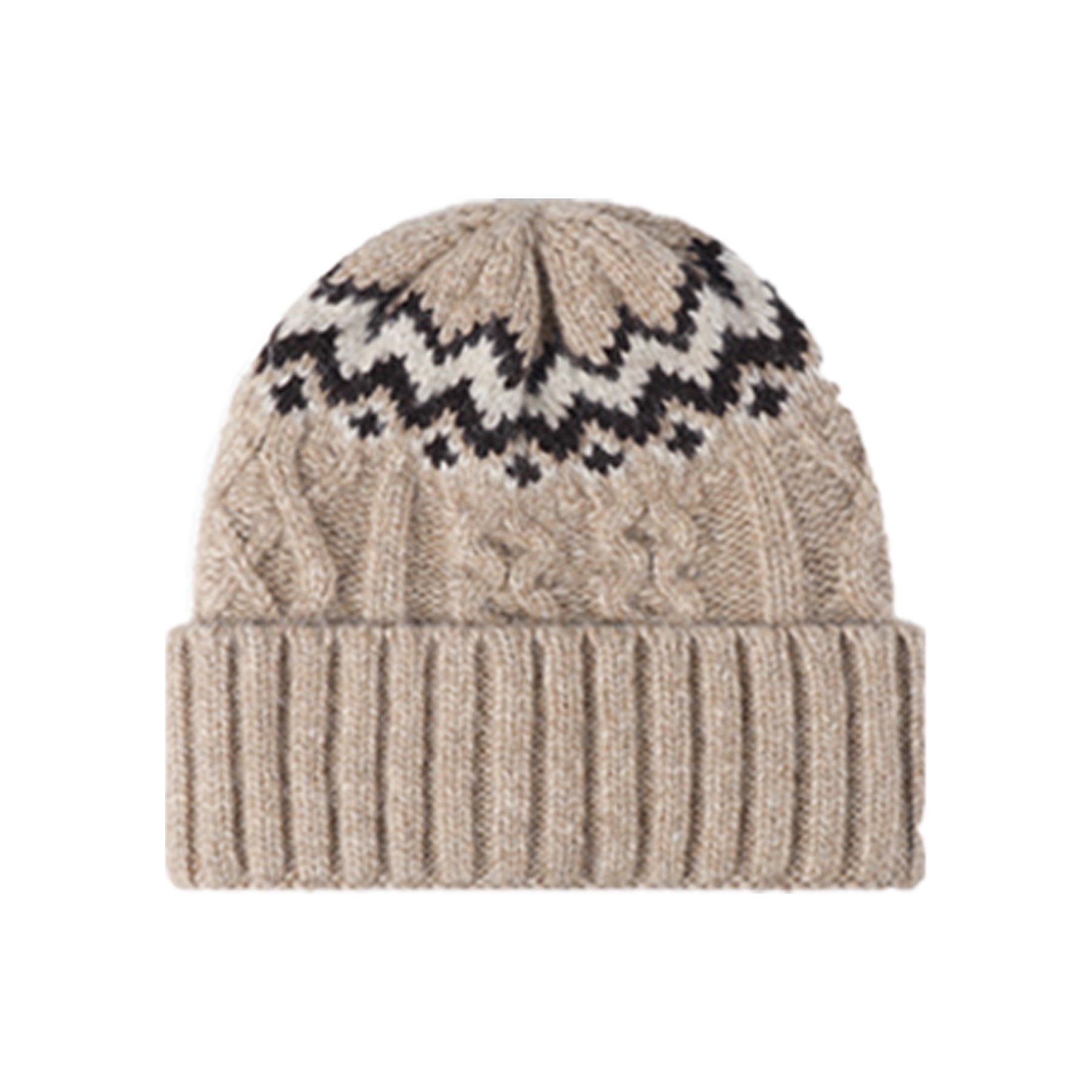 Striped Patterned knitted Beanie Hat 4