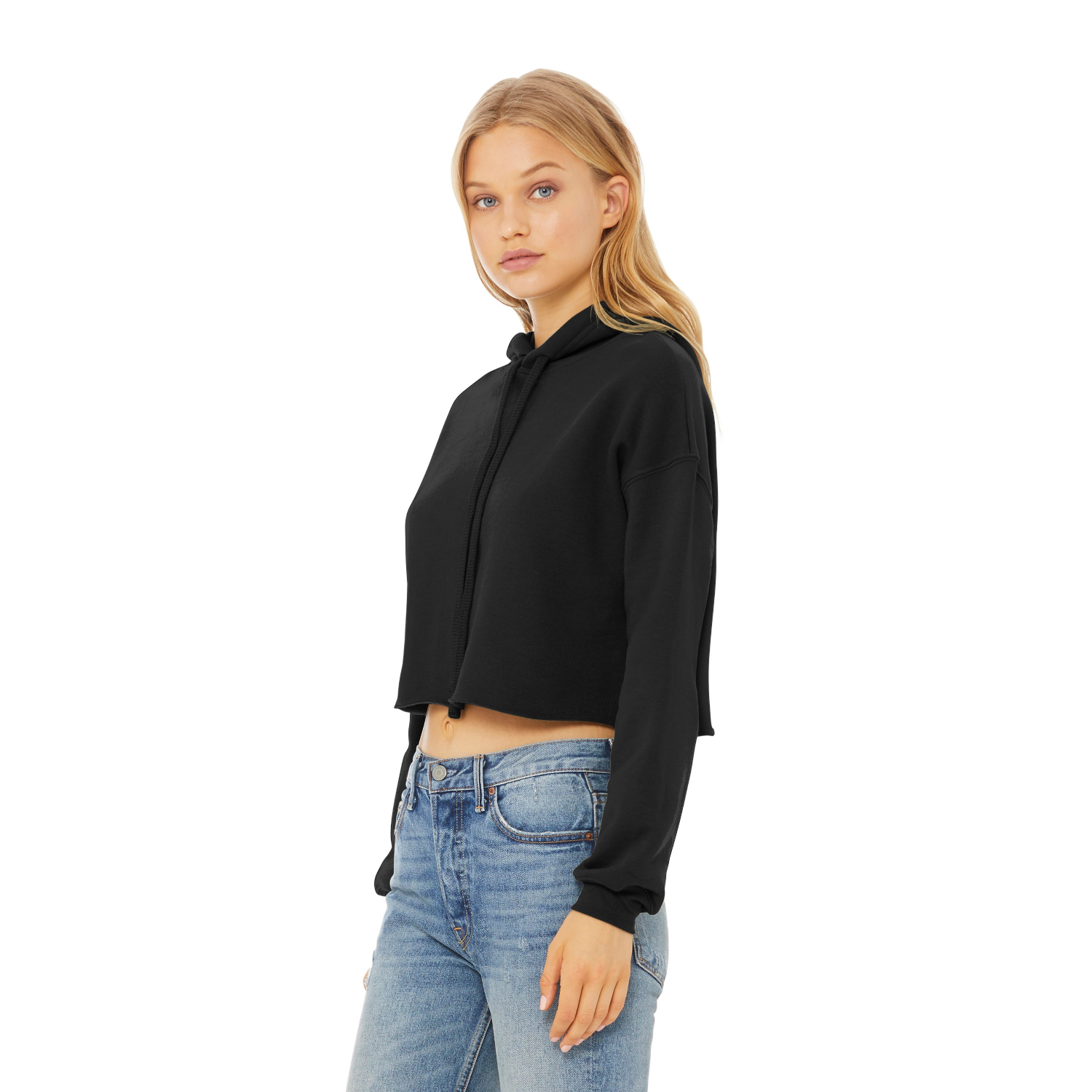BELLA+CANVAS Women's Sponge Cropped Fleece Hoodies 11
