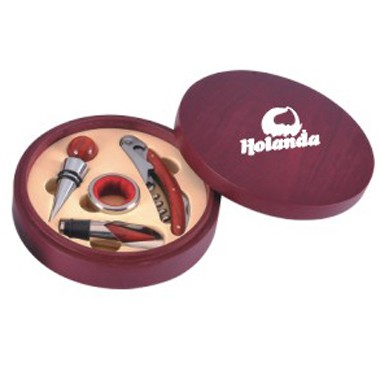 Rosewood Finished Wine Set 2