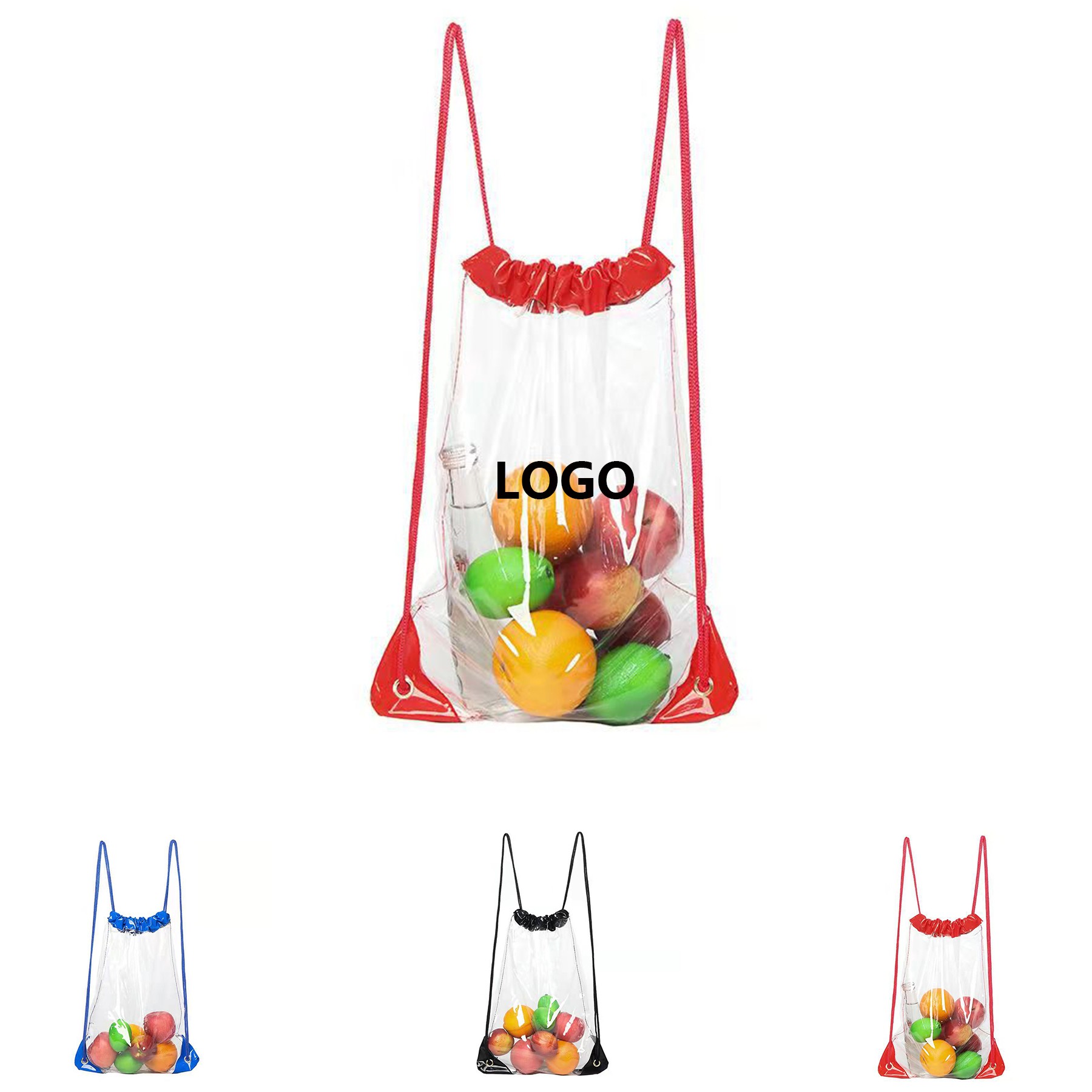Clear Drawstring Backpack
