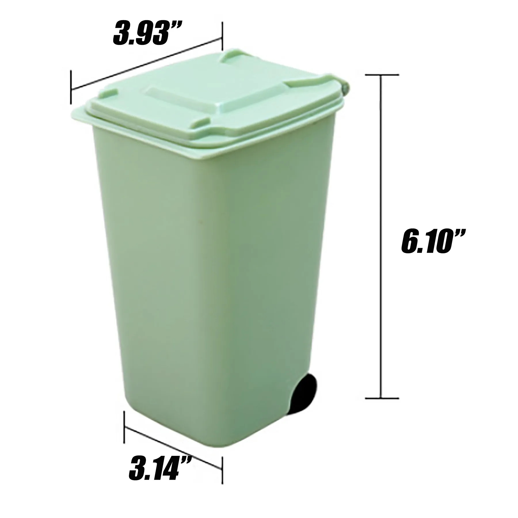 Compact Multi-Purpose Desktop Bedside Trash Bin 5