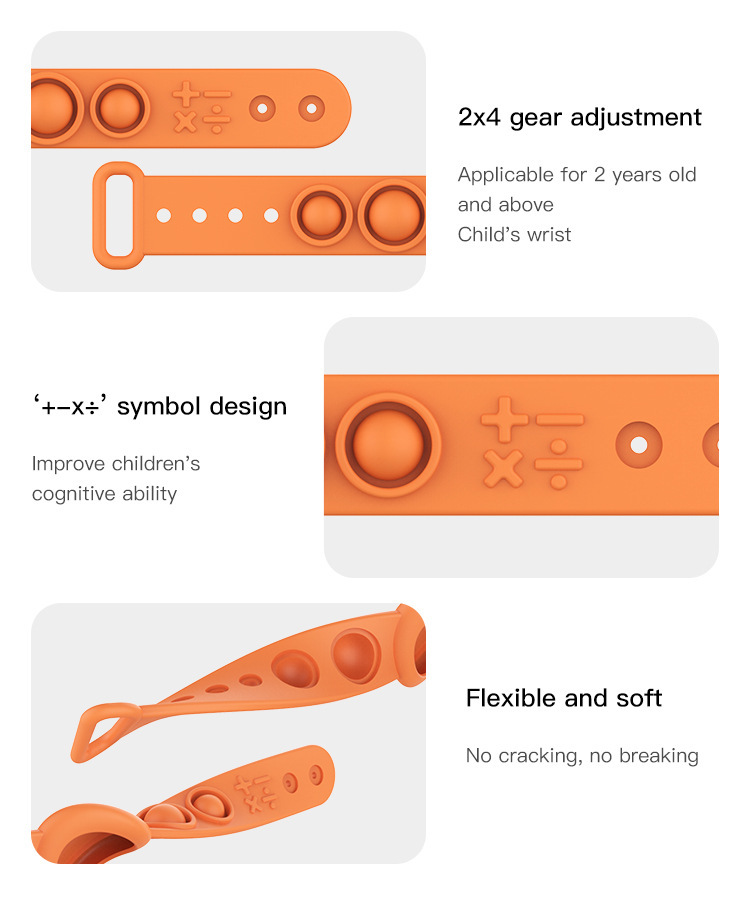 Multifunctional Airtag Protective Case Silicone Sleeve Bracket/ Bubble Push 10