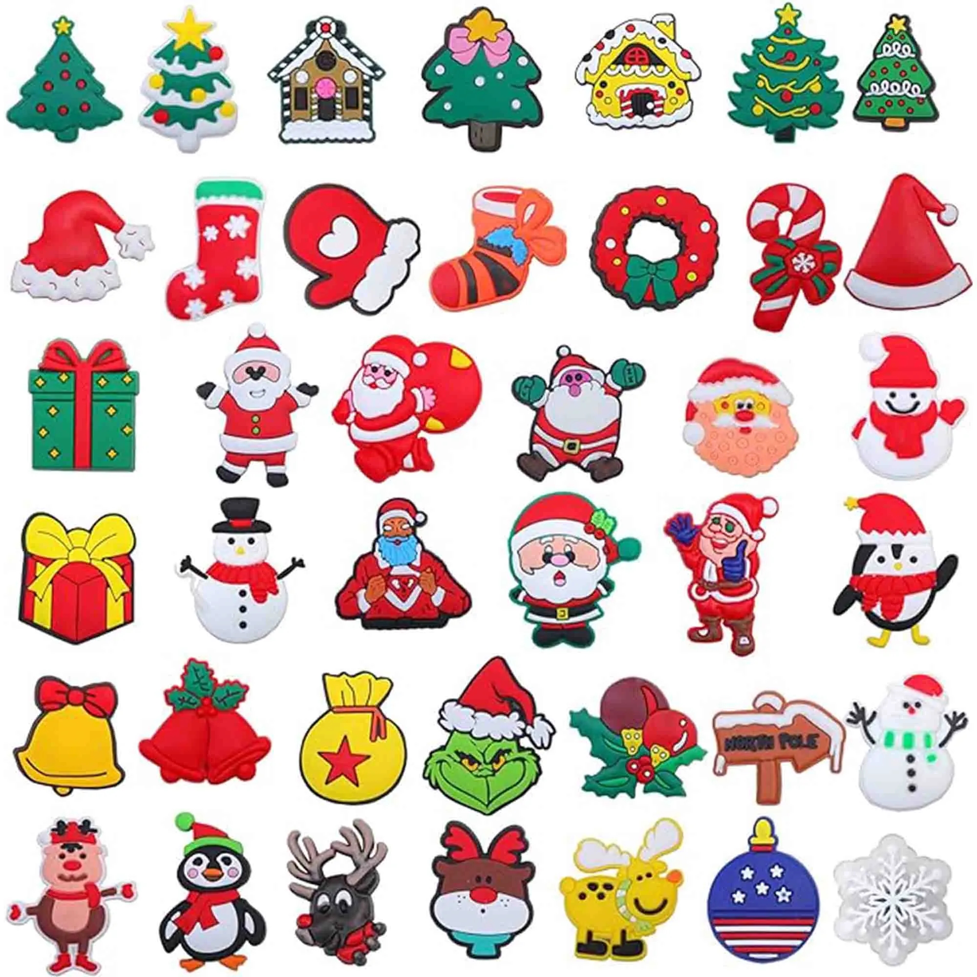 Christmas Holiday PVC Shoe Charms-MOQ is 50pcs 3