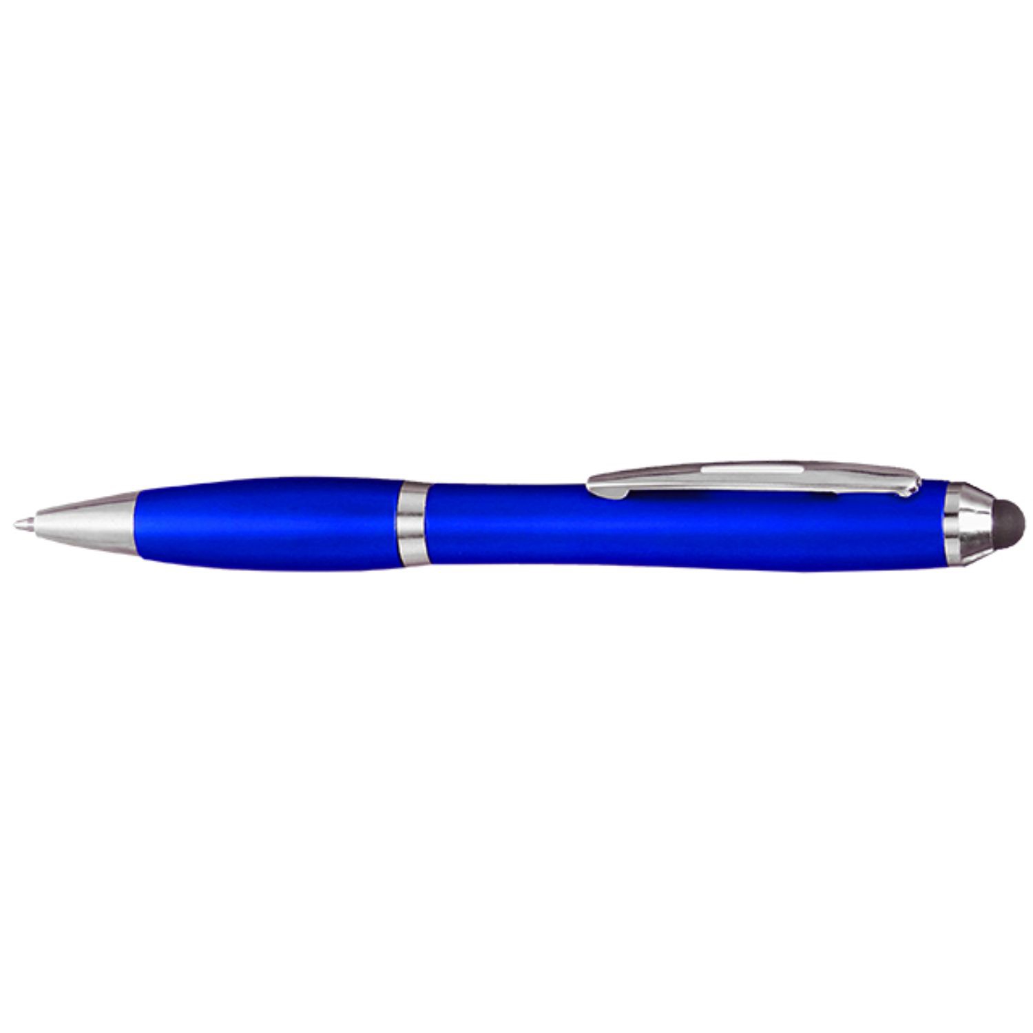 Clickable Stylus Plastic Ballpoint Pens
