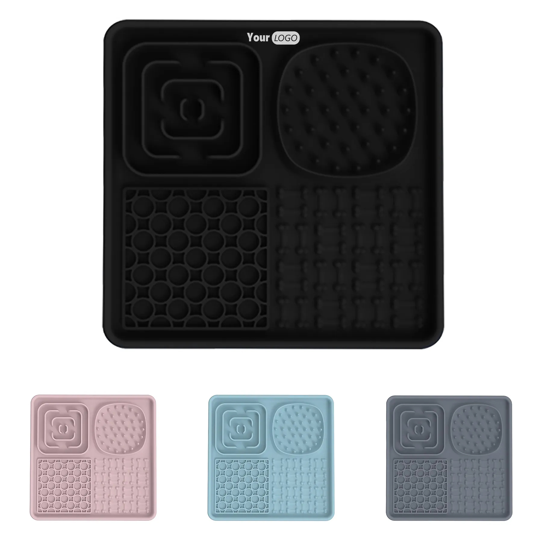 Silicone Square Pet Licking Mat 8