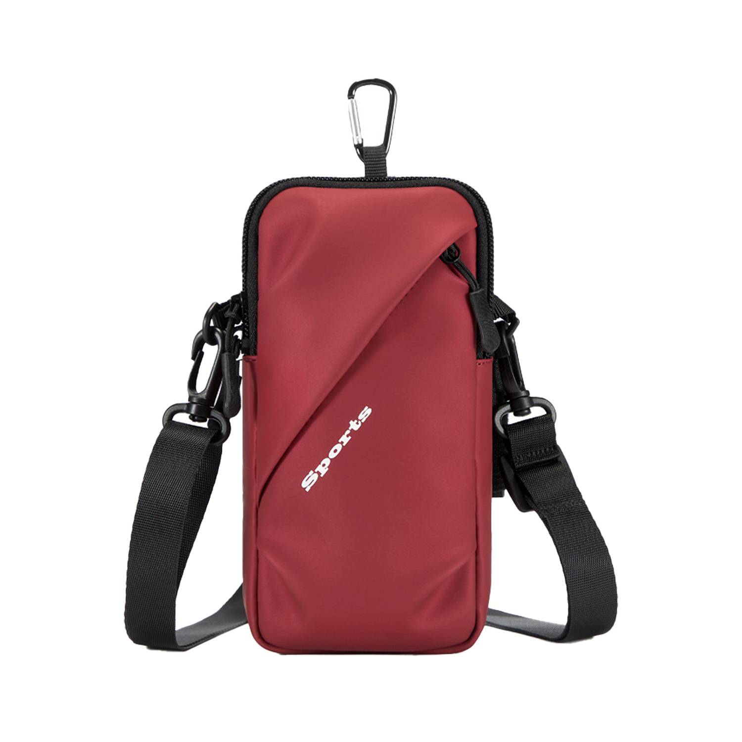 Phone Running Arm Pouch Crossbody Bag w/ Carabiner 6