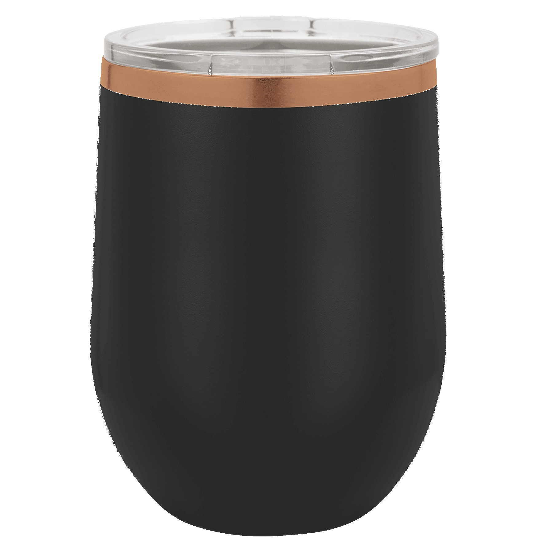 Polar Camel 12 Oz. ION-Plated Rose Gold Stemless Wine Tumbler 15