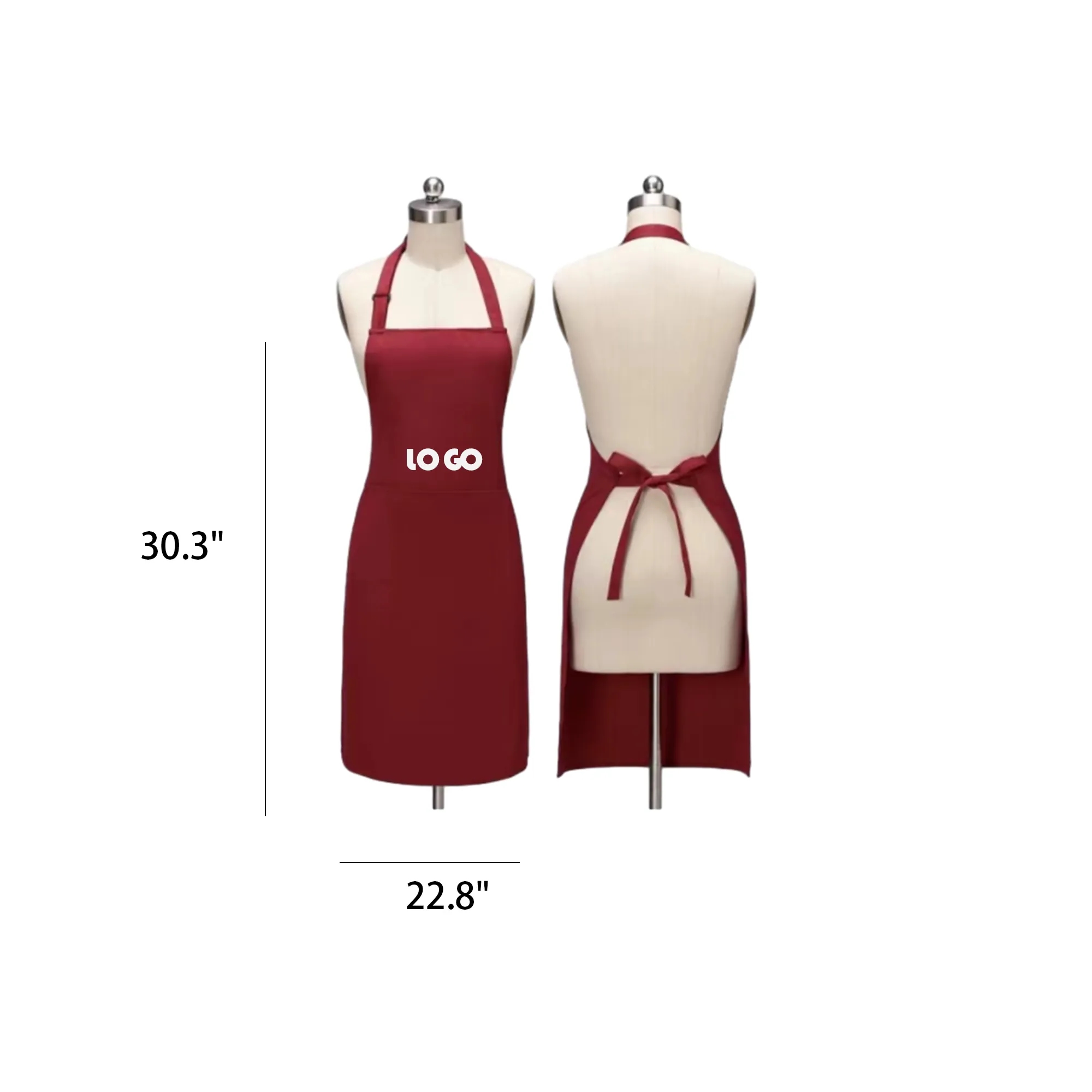 Water And Oil Resistant Adjustable Apron 2