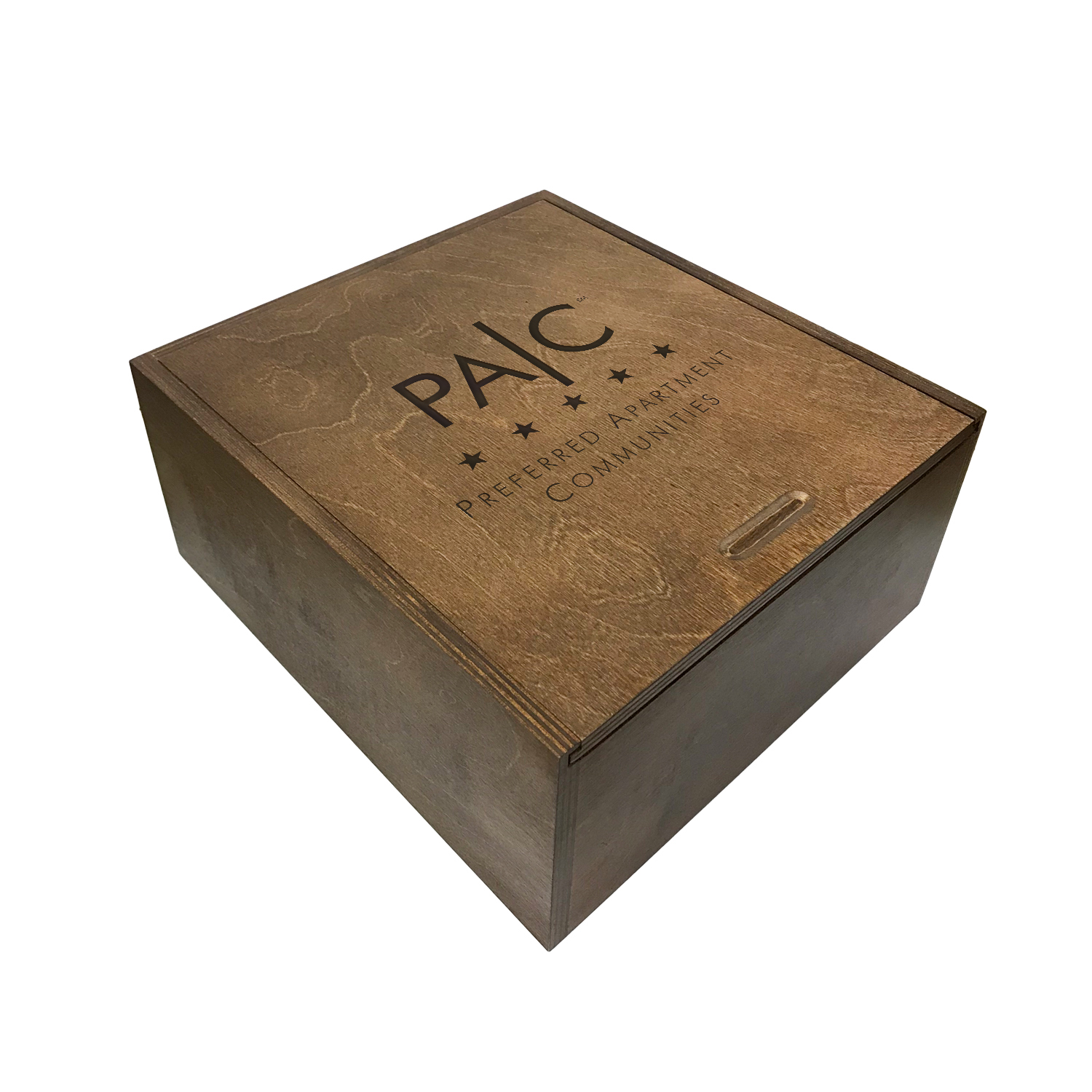 Sliding Lid Wood Box, 9.50 x 10.25 x 4.50" 15