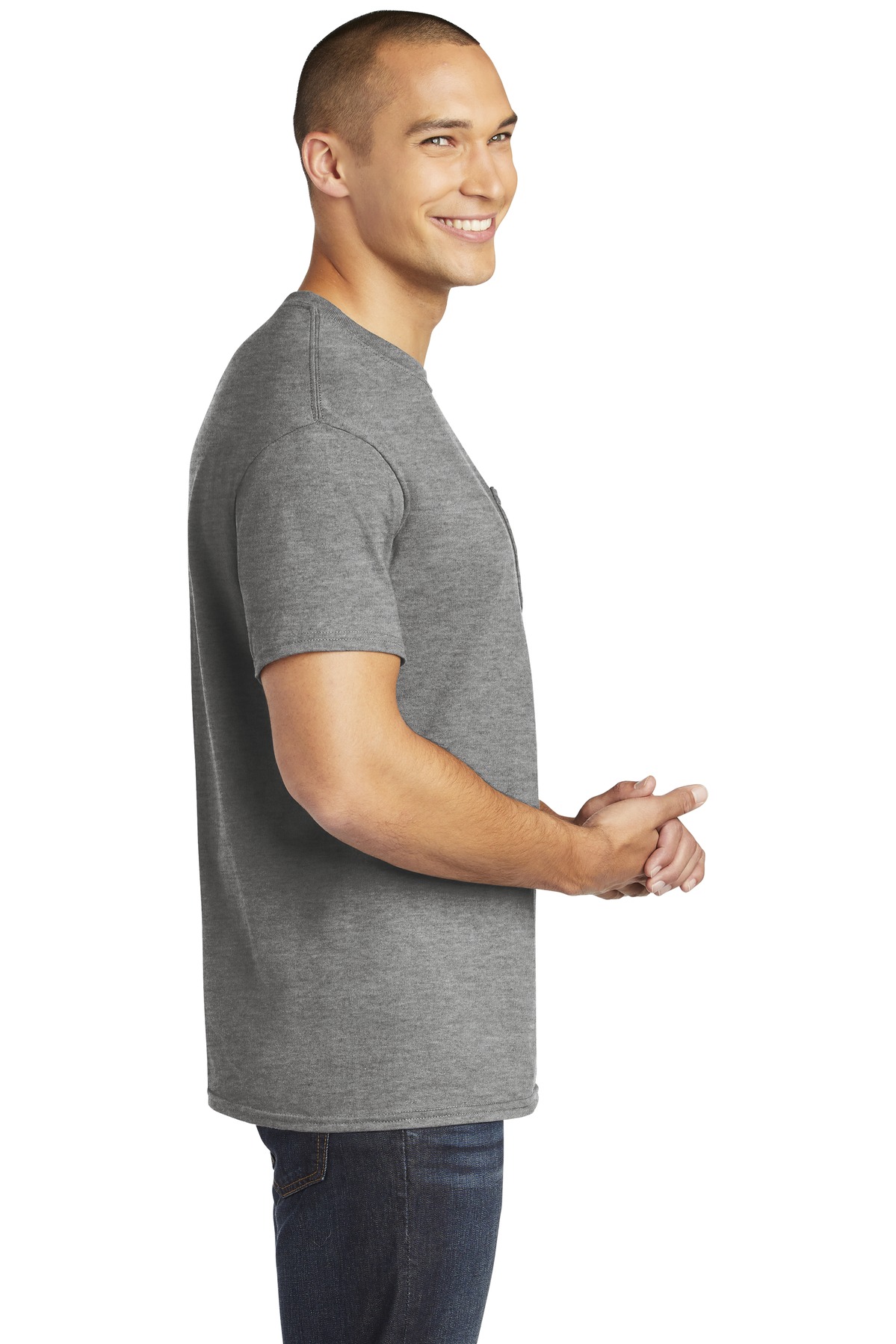 Gildan Heavy Cotton 100% Cotton Pocket T-Shirt. 5300 19