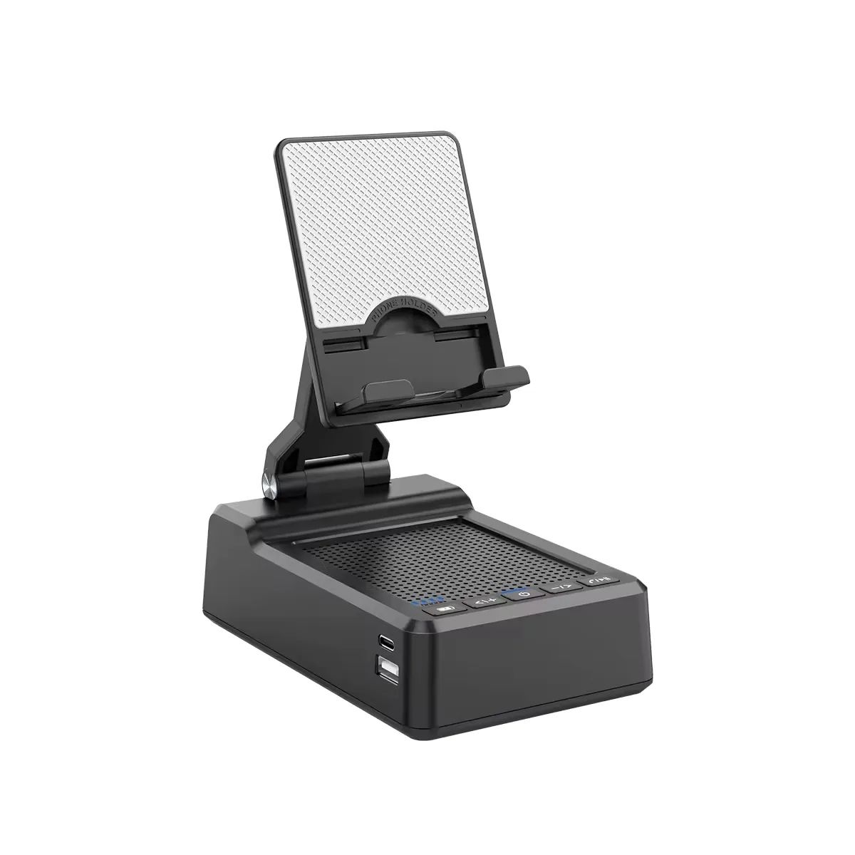 Cell Phone Stand With Wireless Bluetooth Speaker 2