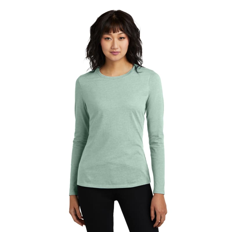 District Women's Perfect Blend CVC Long Sleeve Tee 14