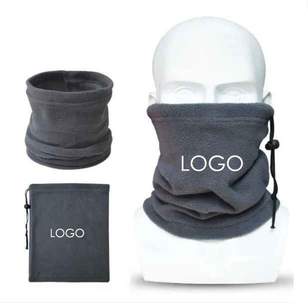 Polar Fleece Multi-Functional Neck Warmer Scarf 5