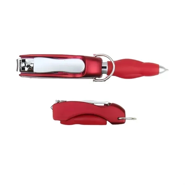 Folding Nail Clippers with Pen - Multifunctional Design 2