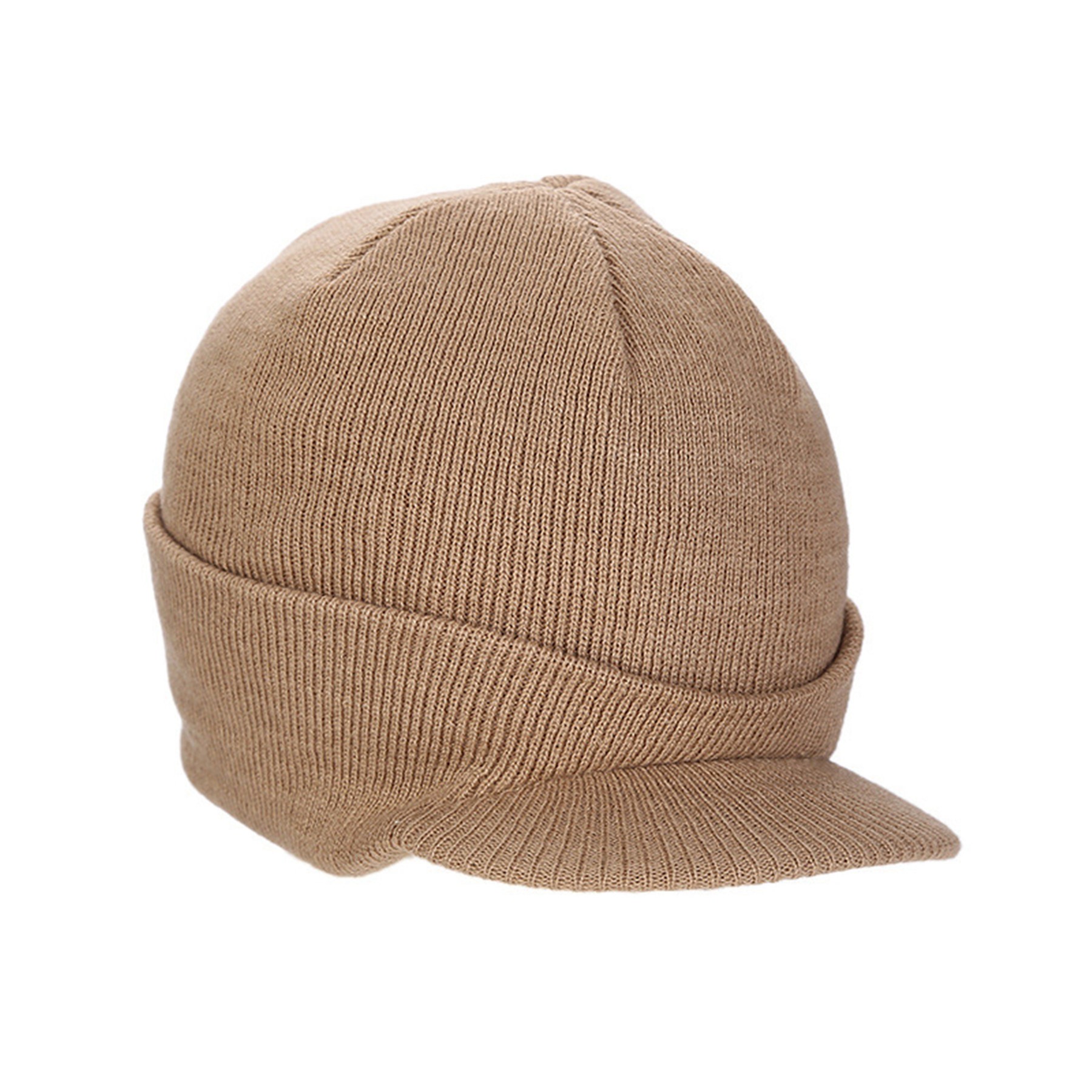 Knit Brim Beanie Cap 2