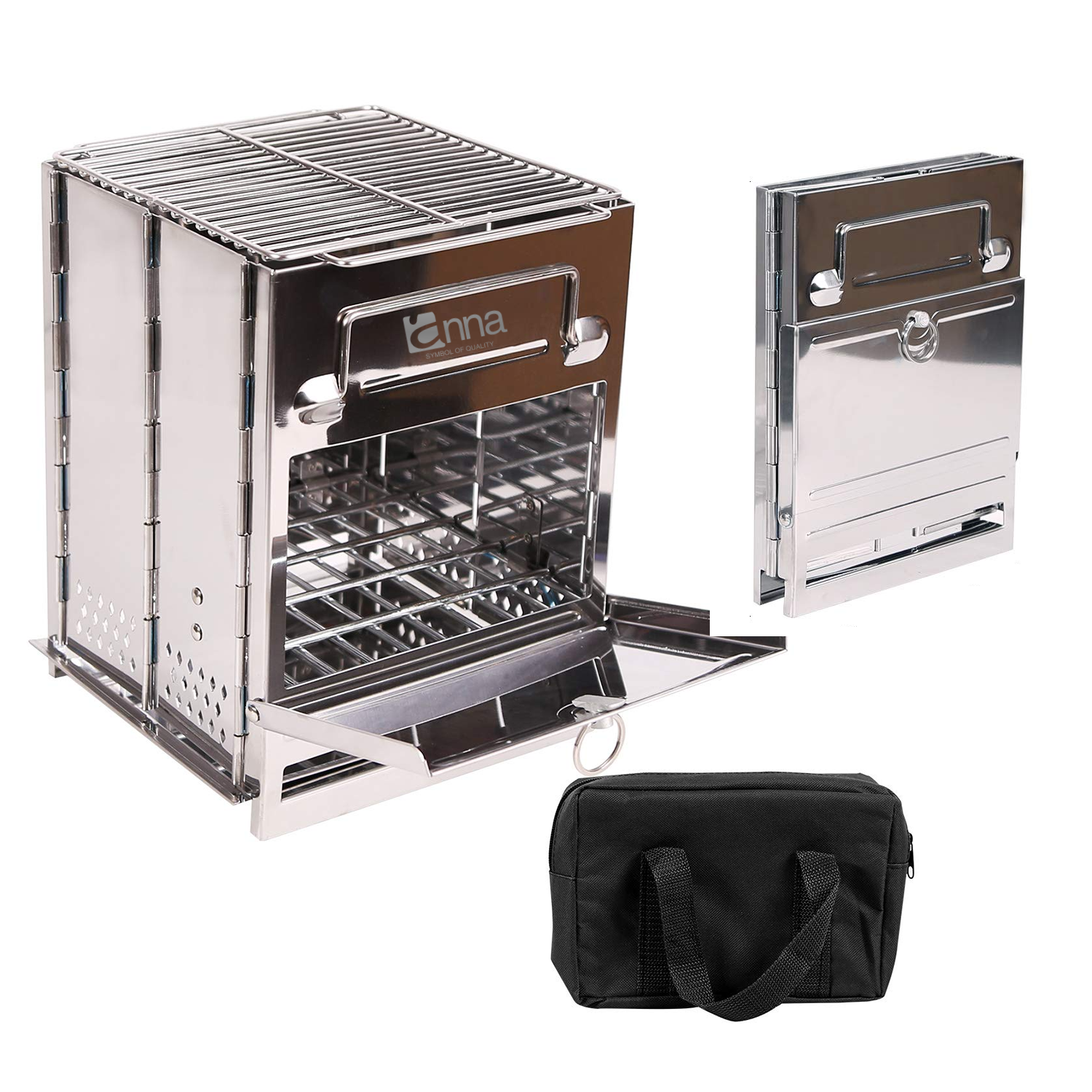 Portable Folding Camping Wood Stove 2