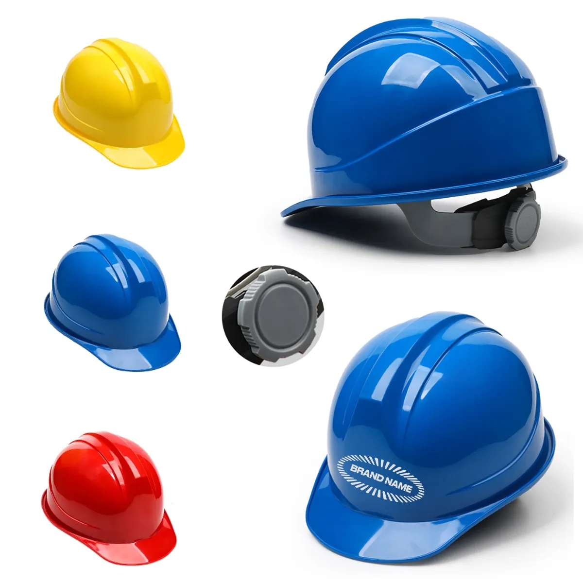 Construction Hard Hat With Self-Adjusting Suspension 2