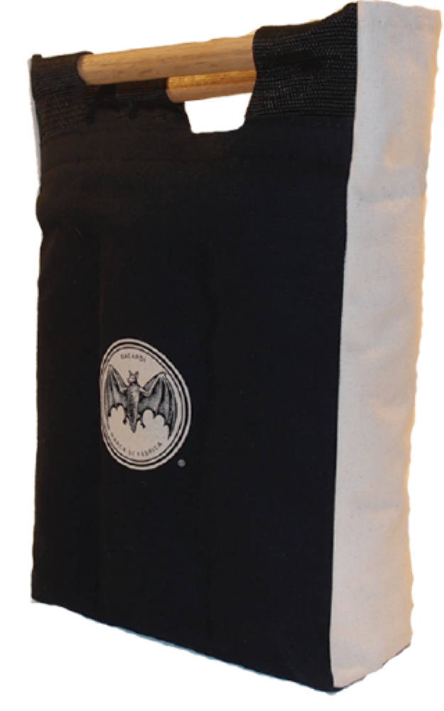 10 Oz. Color / Natural Cotton Three Bottle Bag 1