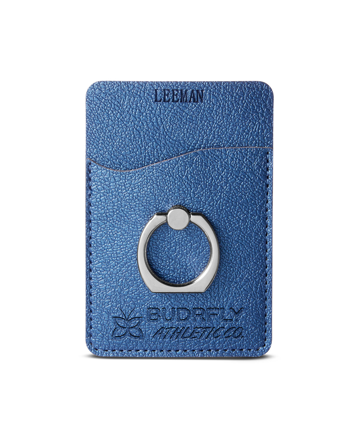 Shimmer Card Holder With Metal Ring Phone Stand 4