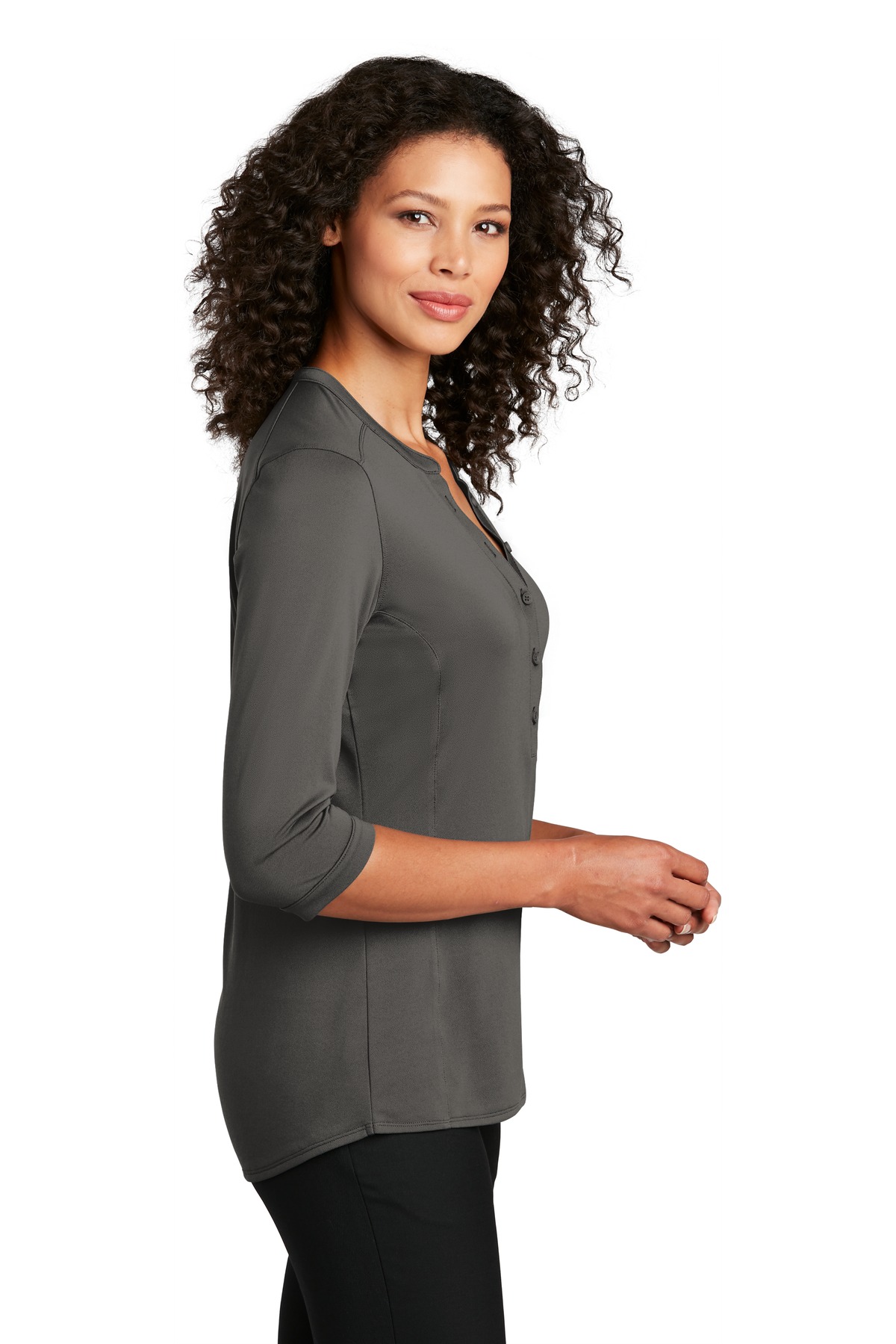 Port Authority Women's UV Choice Pique Henley LK750 75