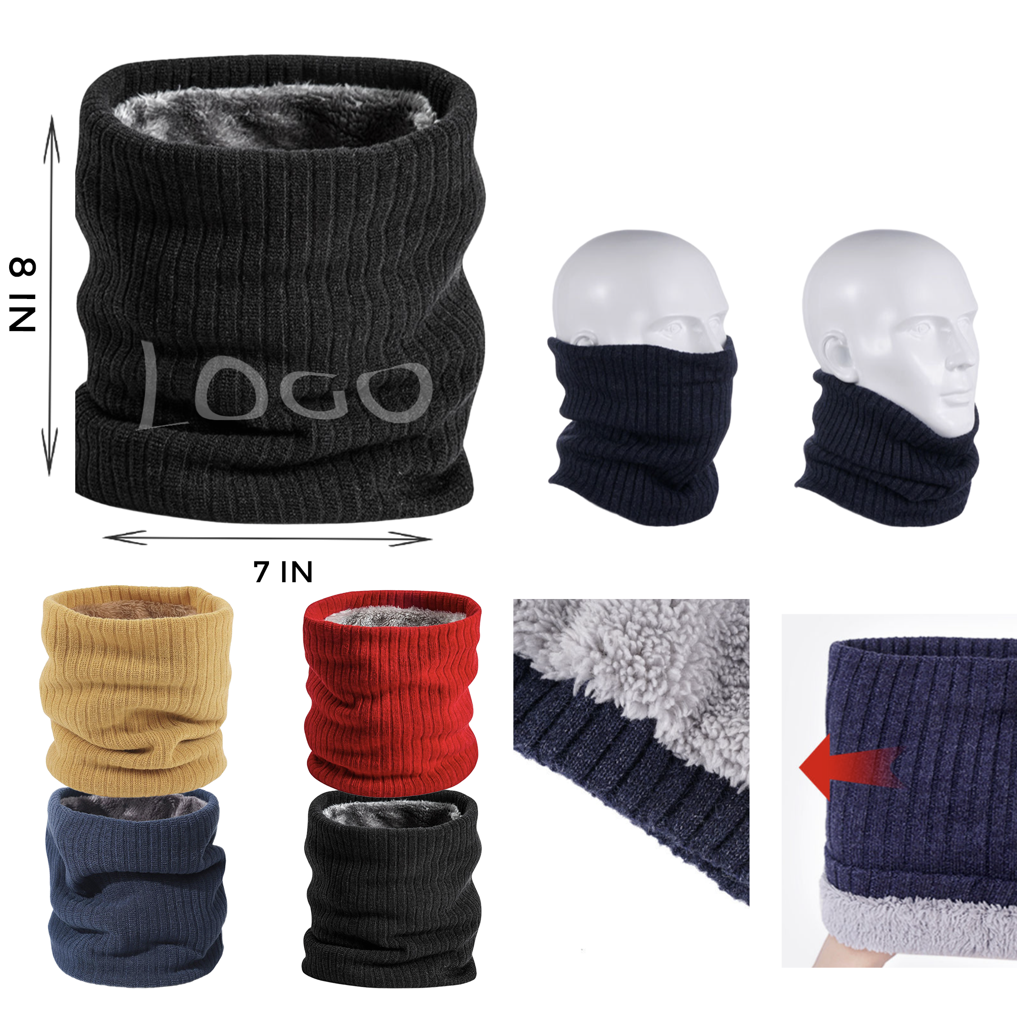 MOQ 10 PCS Thermal Scarf 1