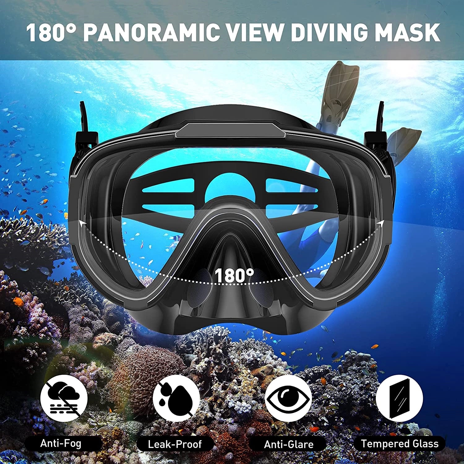 Premium Dry Top Snorkel Set 5