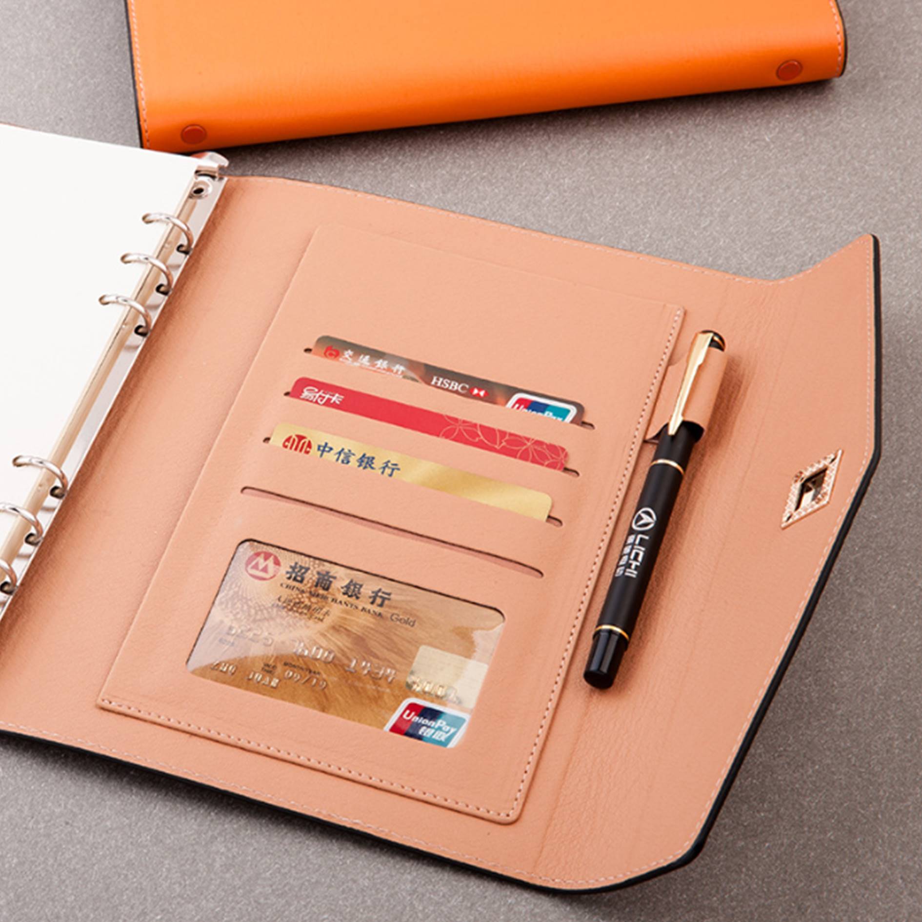 Tri-Fold Journal With Pen Gift Box Set 5