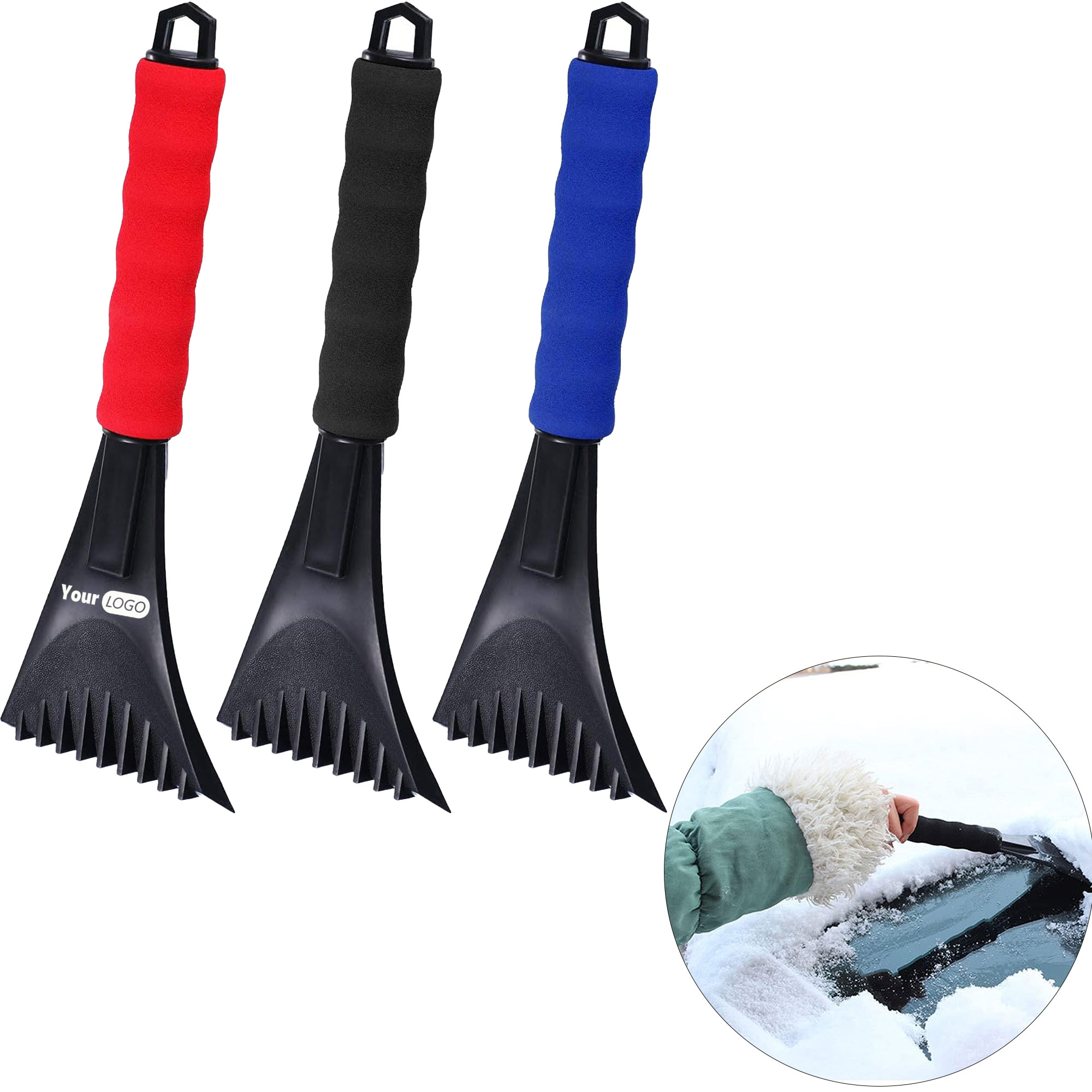 Ice Scraper with Foam Handle 4