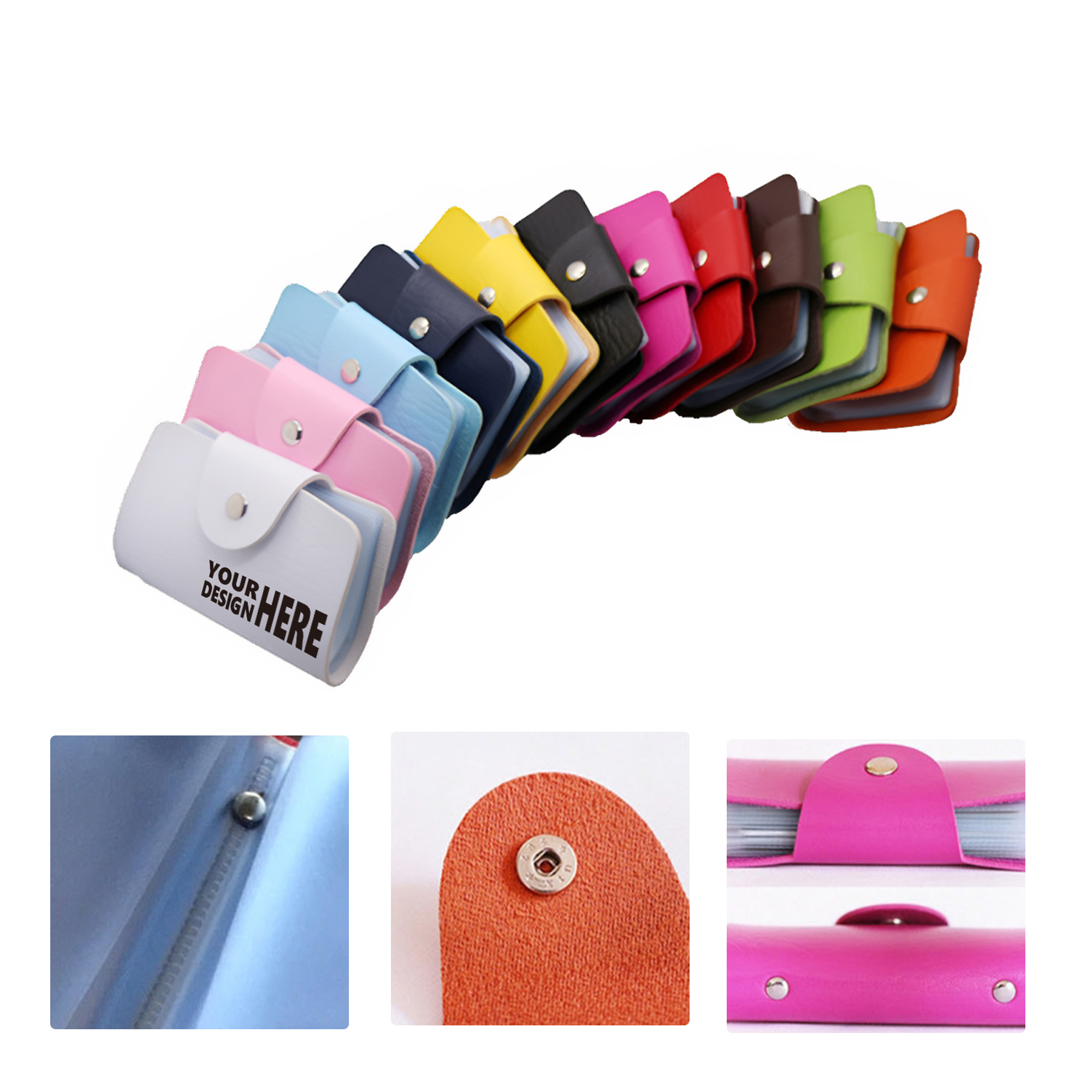 MOQ50 Blocking Card Holder Wallet With Custom Logo 2