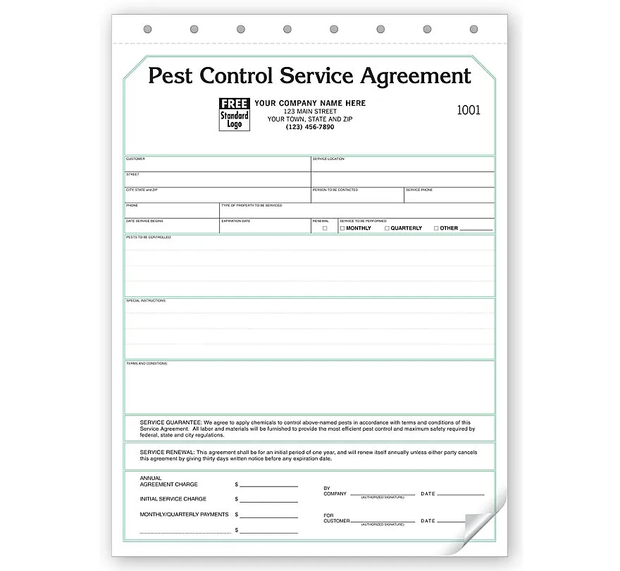 Pest Control Contract - Service Agreements 2
