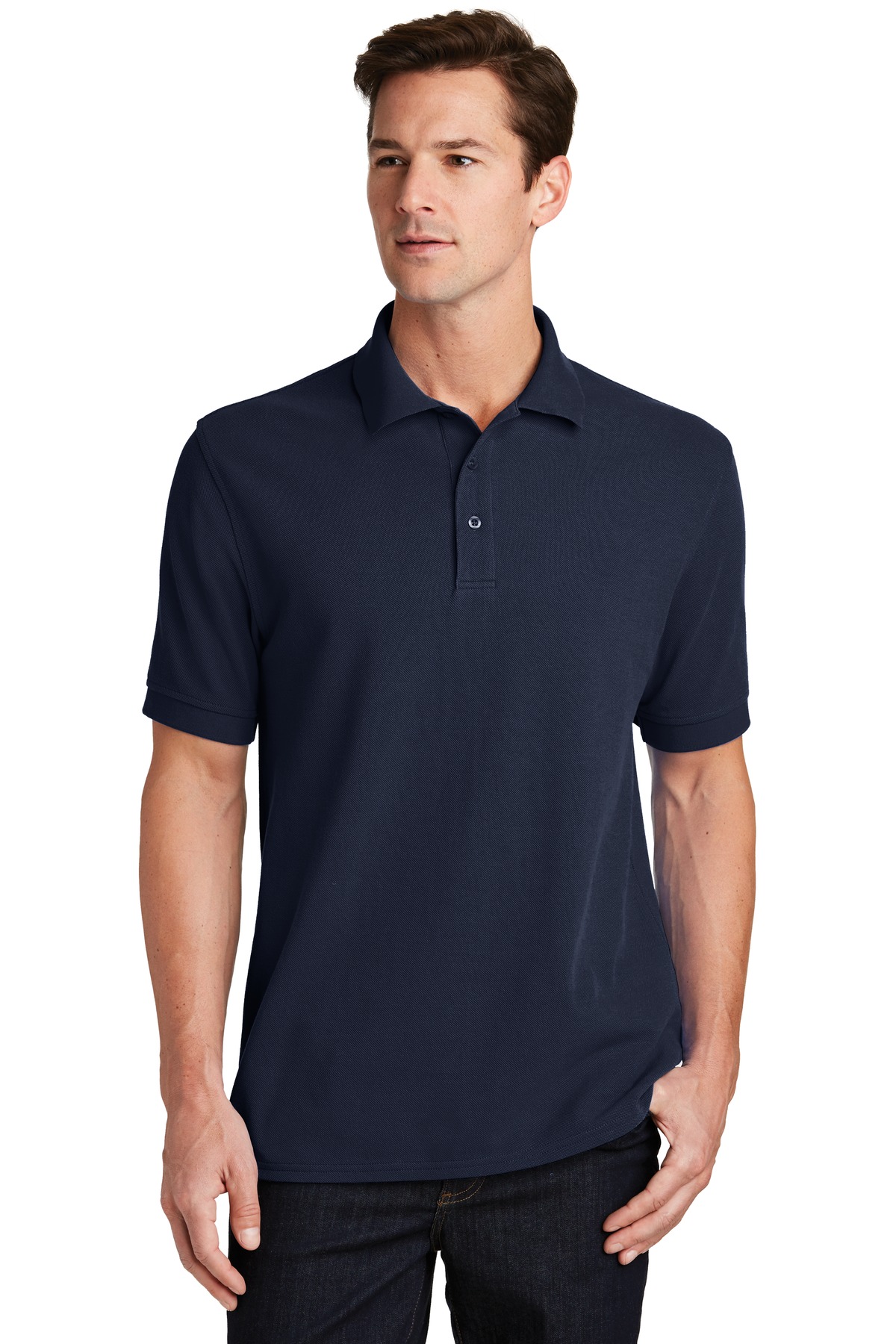 Port & Co Combed Ring Spun Pique Polo. KP1500 56
