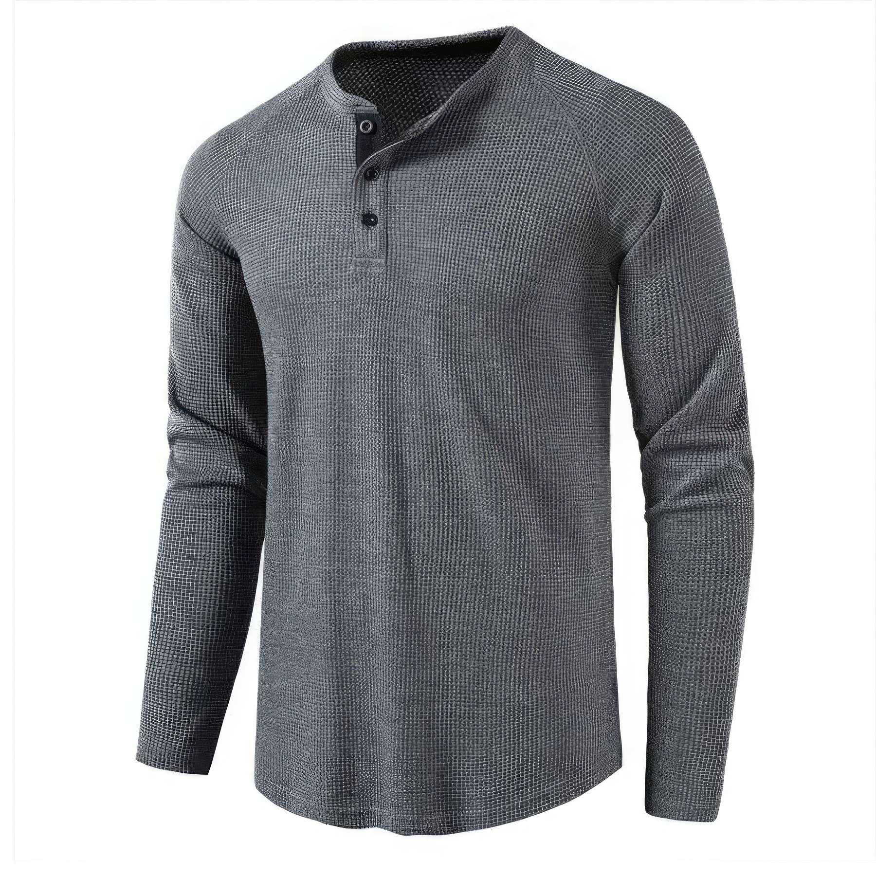 Custom Men's Long Sleeve Shirts Casual Tops 3