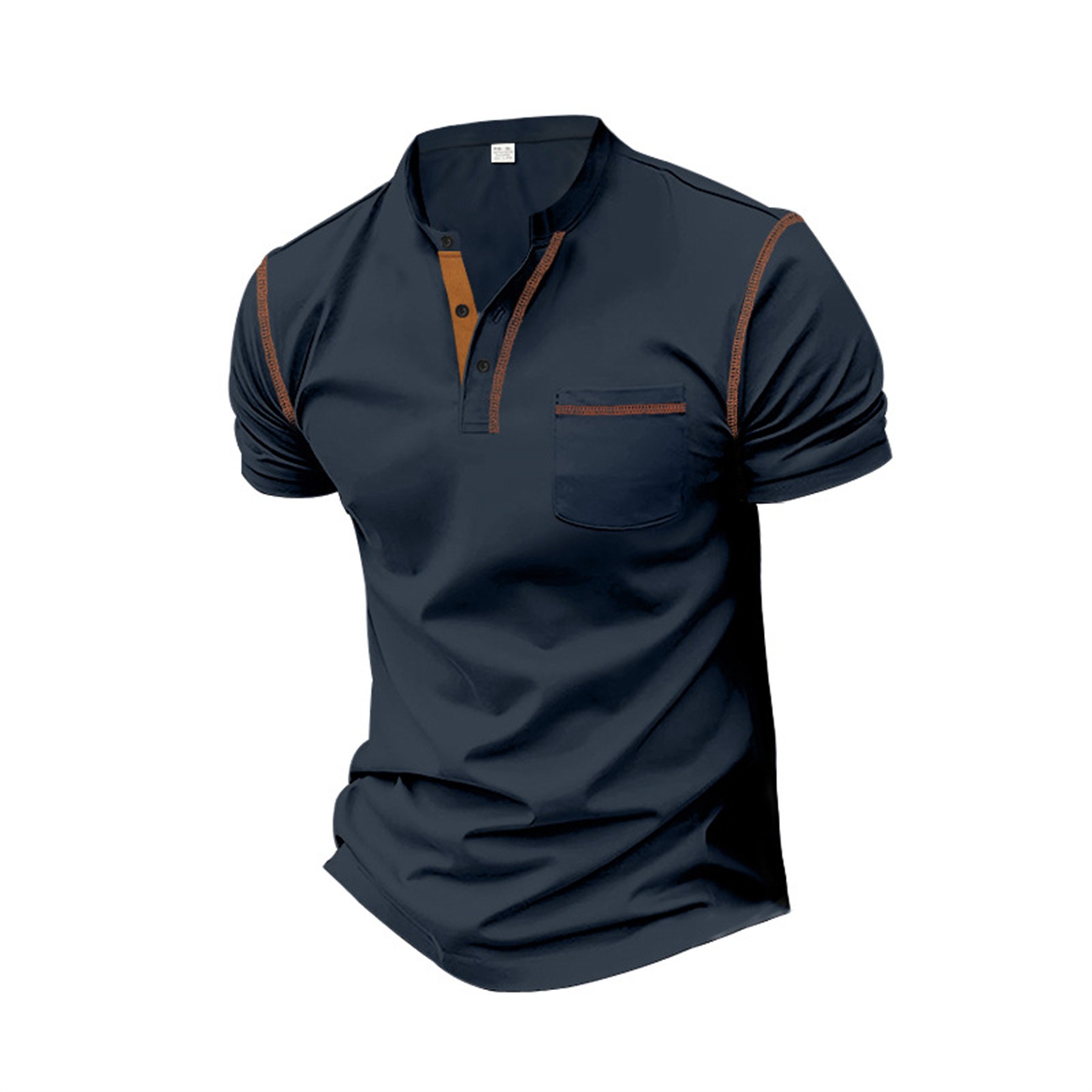 Henley Short Sleeve Shirts 2