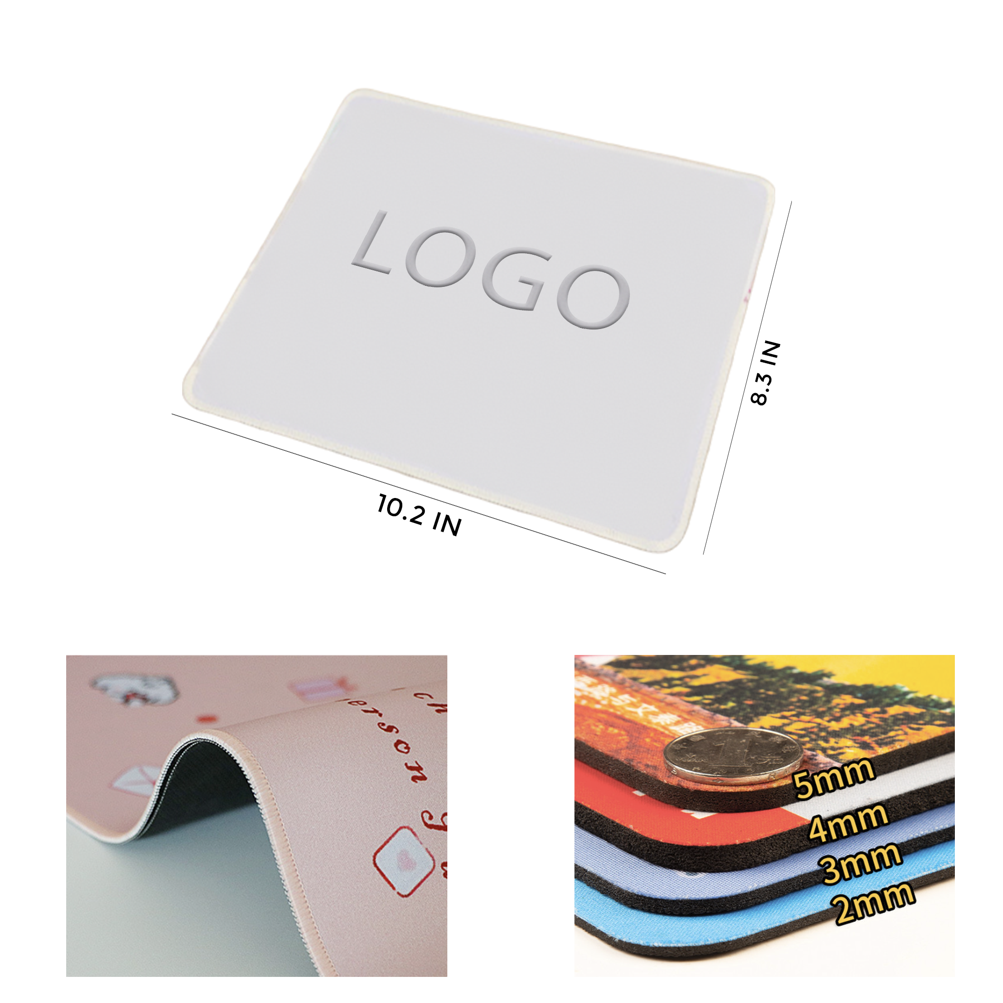 MOQ 50 Pcs Versatile Soft Surface Mouse Pad 2